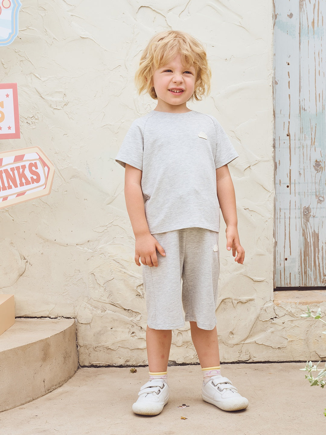 Bamboo Cotton French Terry Cropped Pants