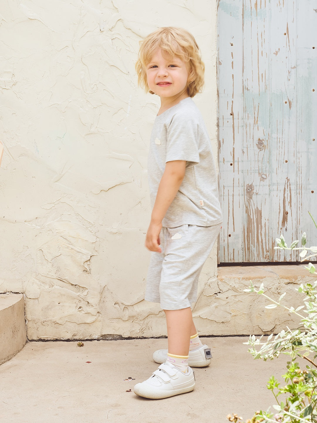 Bamboo Cotton French Terry Cropped Pants