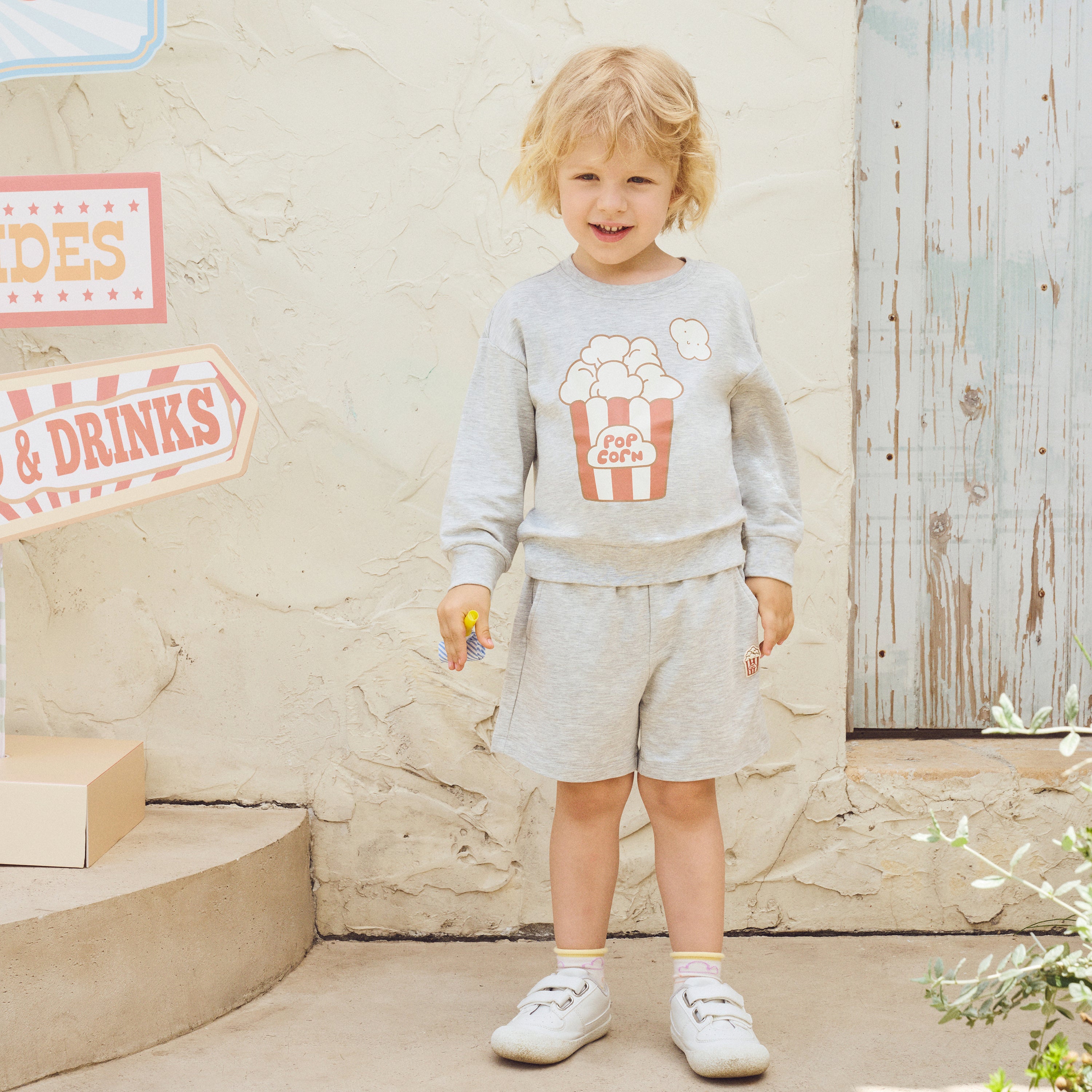 Bamboo Cotton French Terry Velcro Sweatshirt