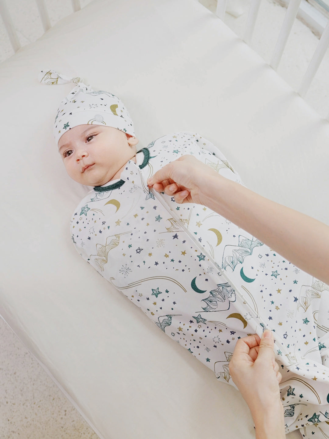 Stretch Bamboo Jersey Convertible Cocoon Sleep Bag 0.25 TOG