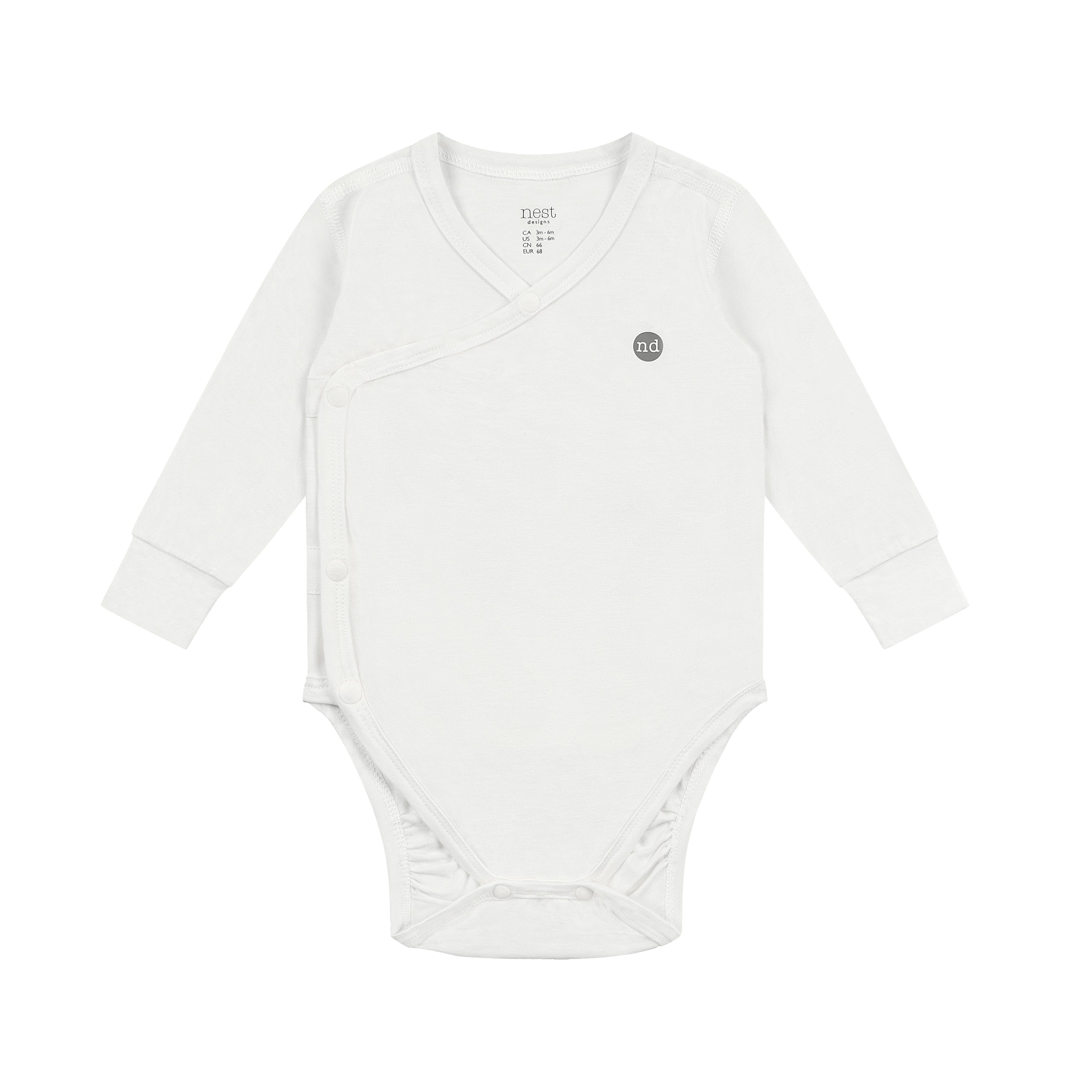 Bamboo Turalear Long Sleeve Kimono Onesie