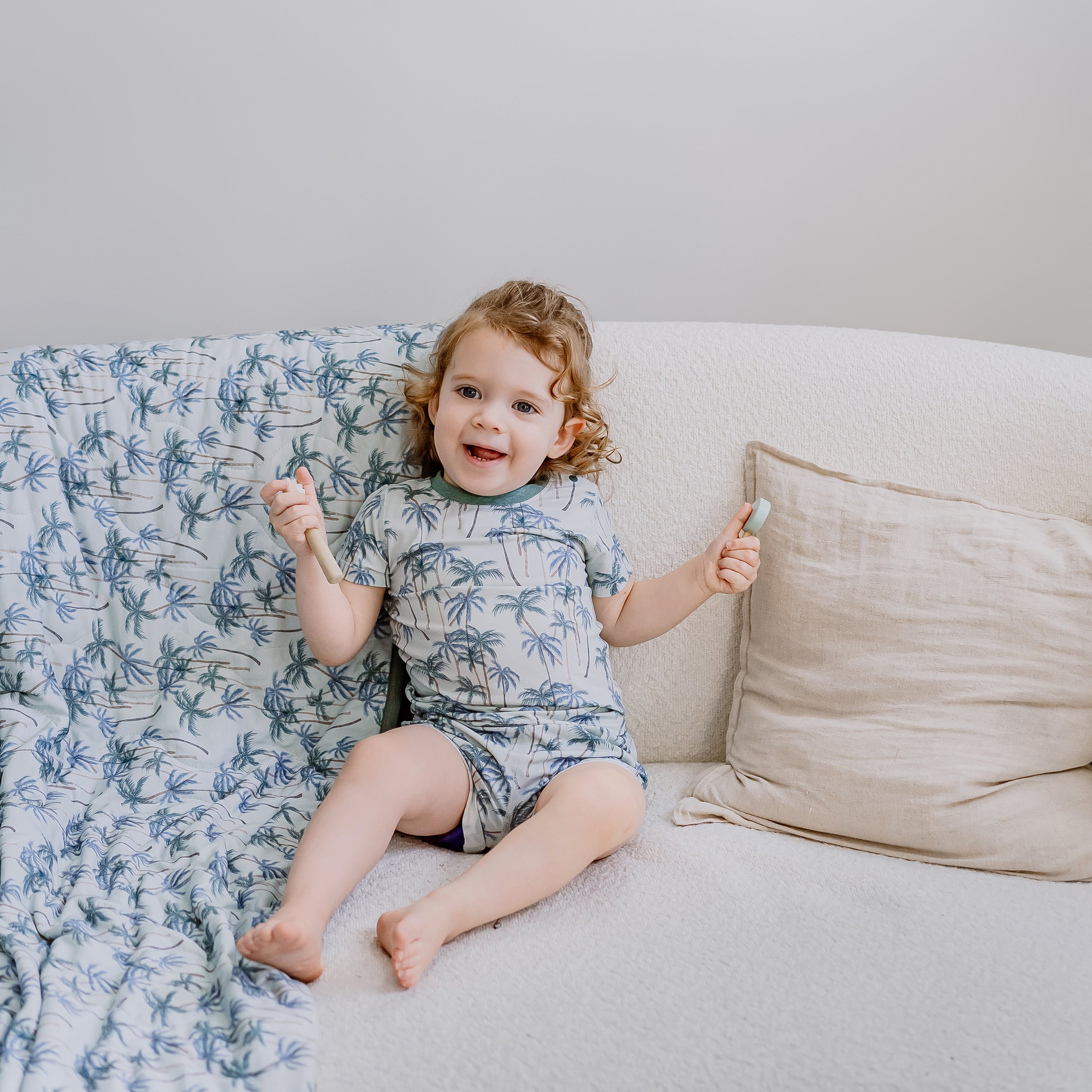 Avocado Bamboo Stretch Jersey Short Sleeve Pajamas Set