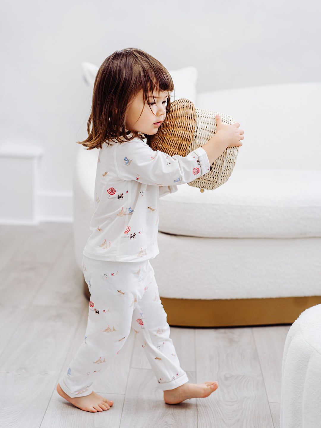 Avocado Bamboo Stretch Jersey Long Sleeve Tee & Long Pants Pajamas Set