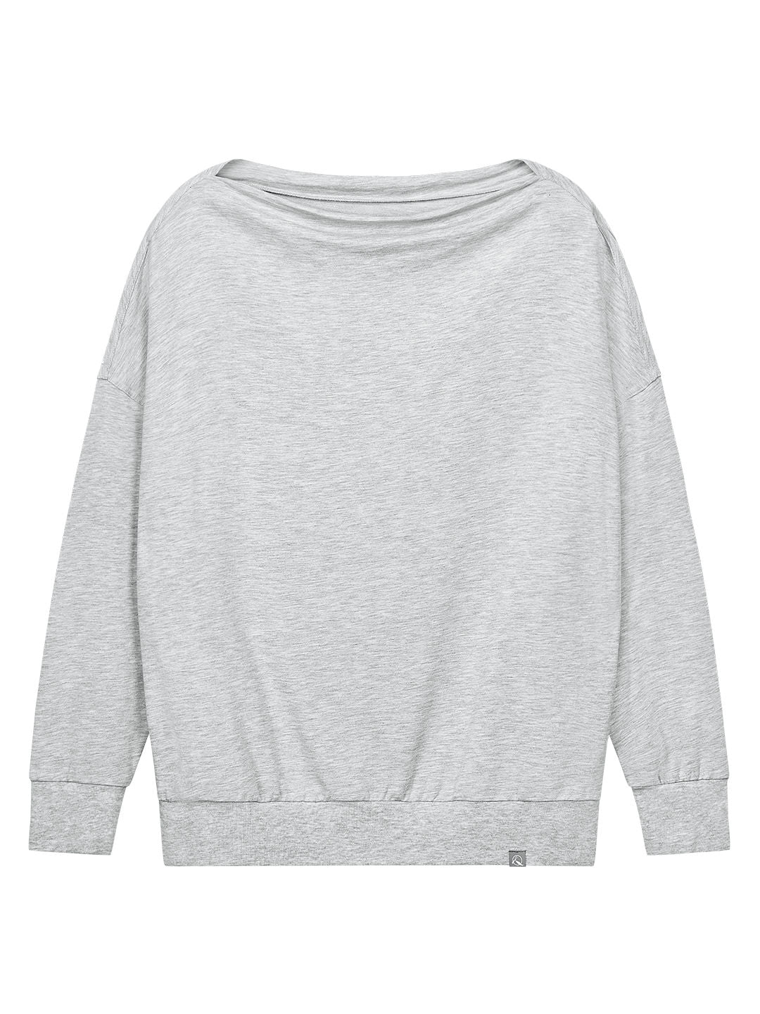 Bamboo Cotton French Terry Women's Boat Neck Top