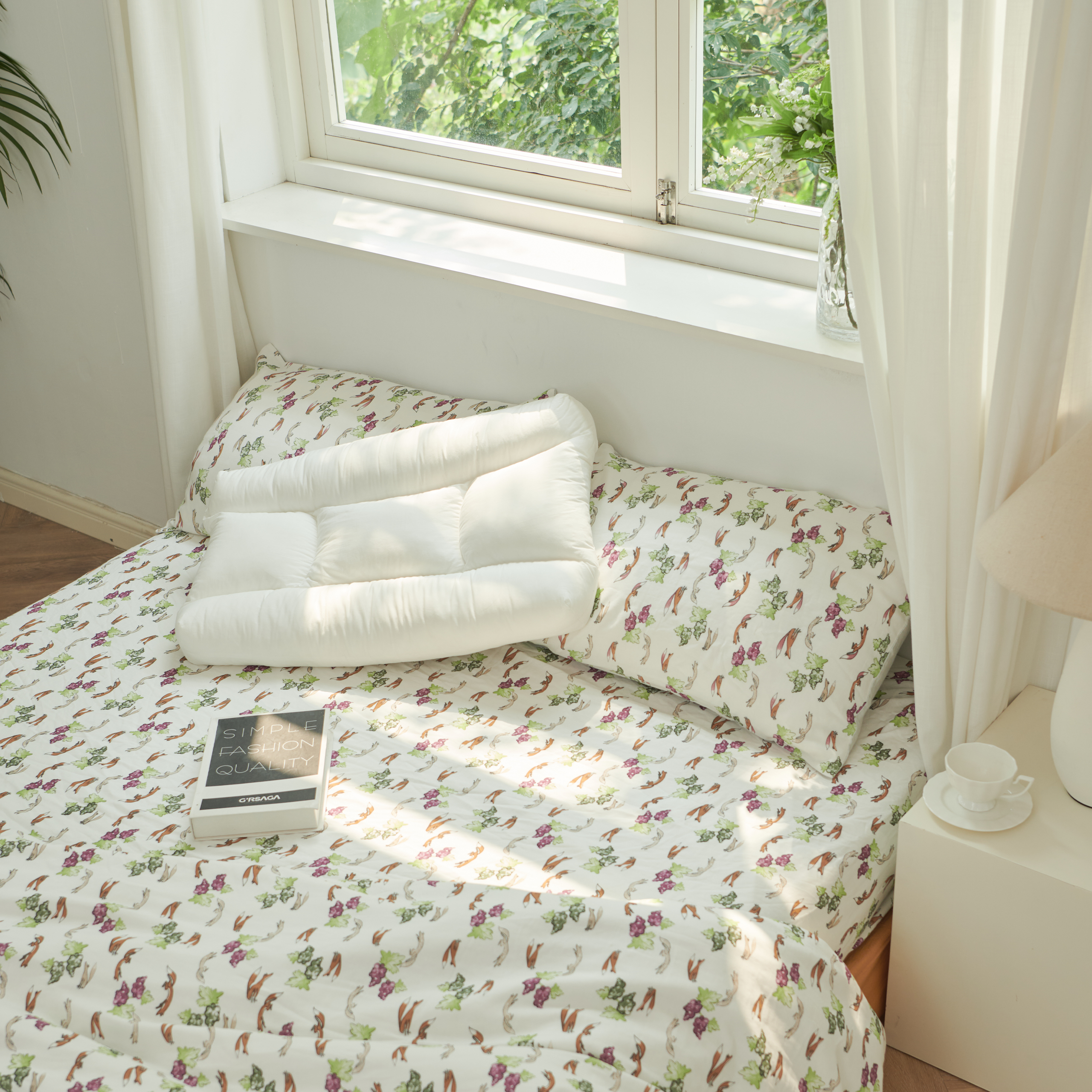 Bamboo Muslin Adult Duvet Cover Set