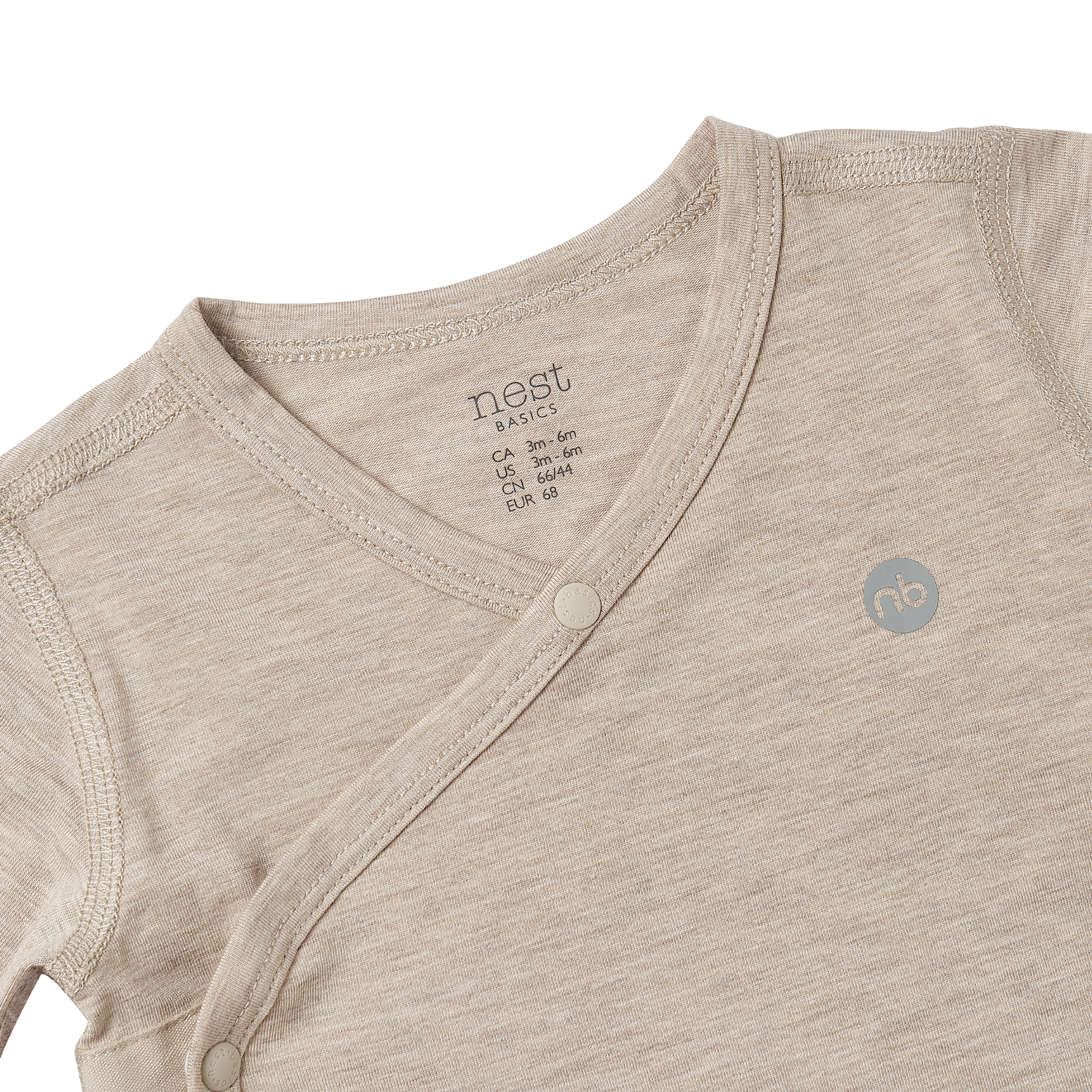 Bamboo Turalear Long Sleeve Kimono Onesie