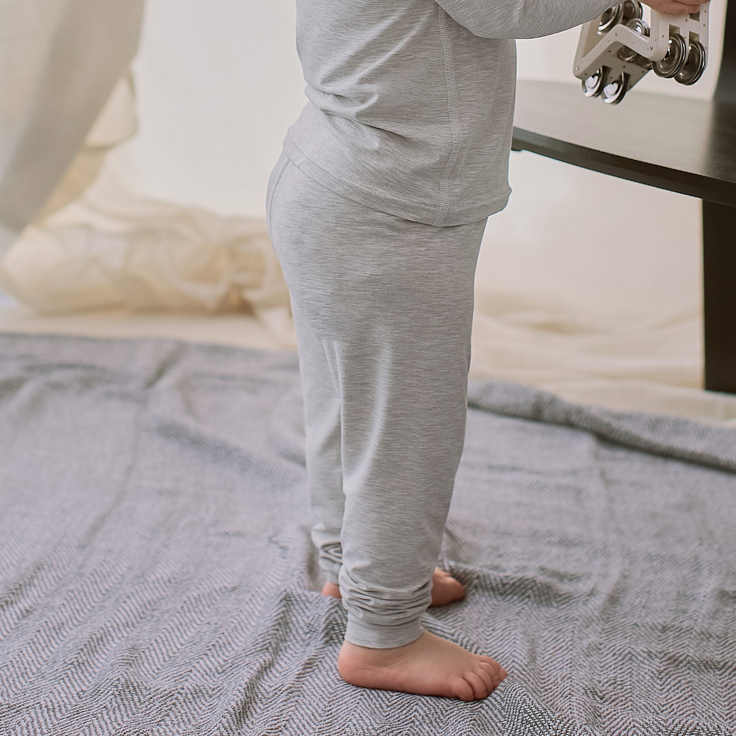 Bamboo Stretch Long Sleeve Tee & Pants PJ Set