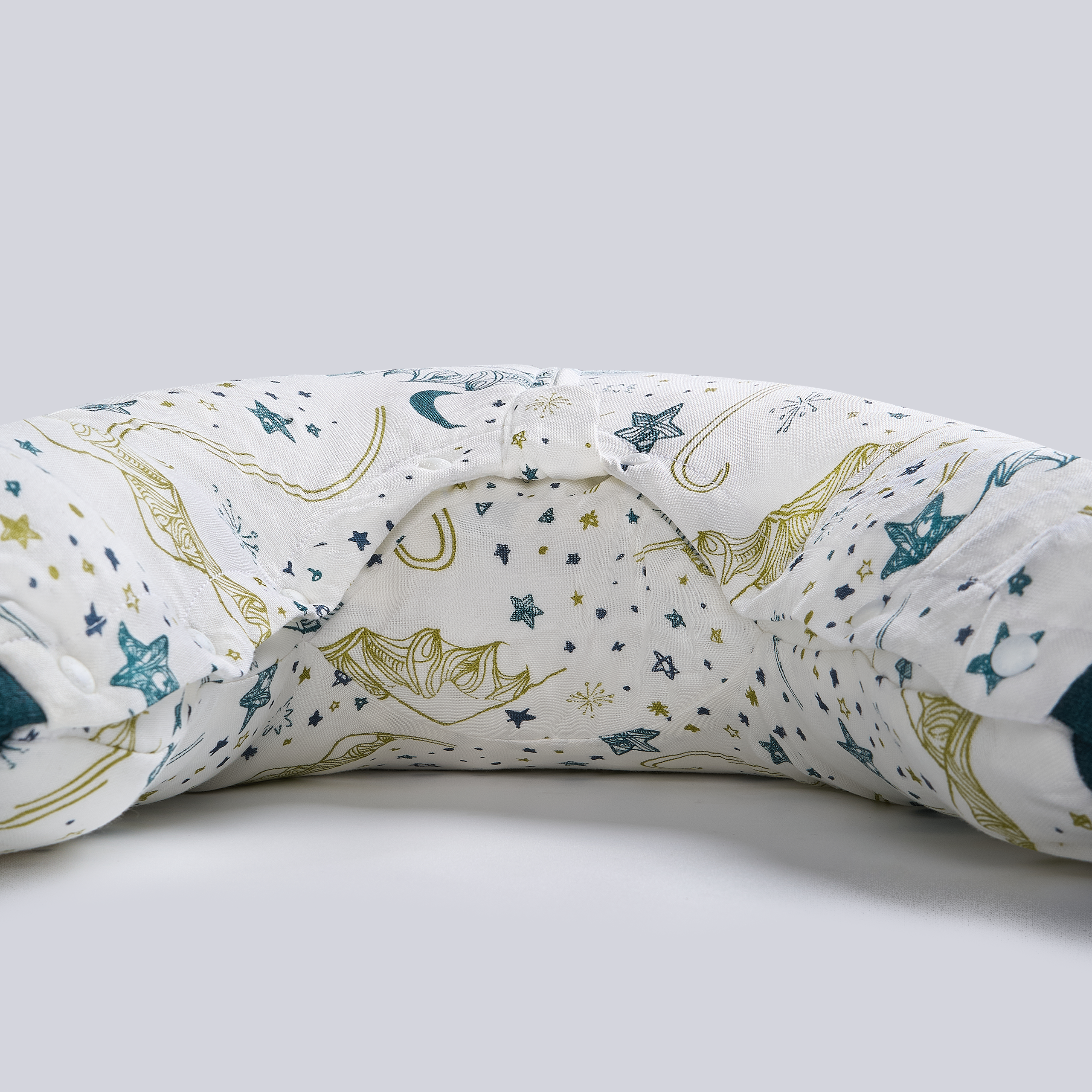 Bamboo Cotton Muslin Long Sleeve Footed Sleep Bag 0.6 TOG