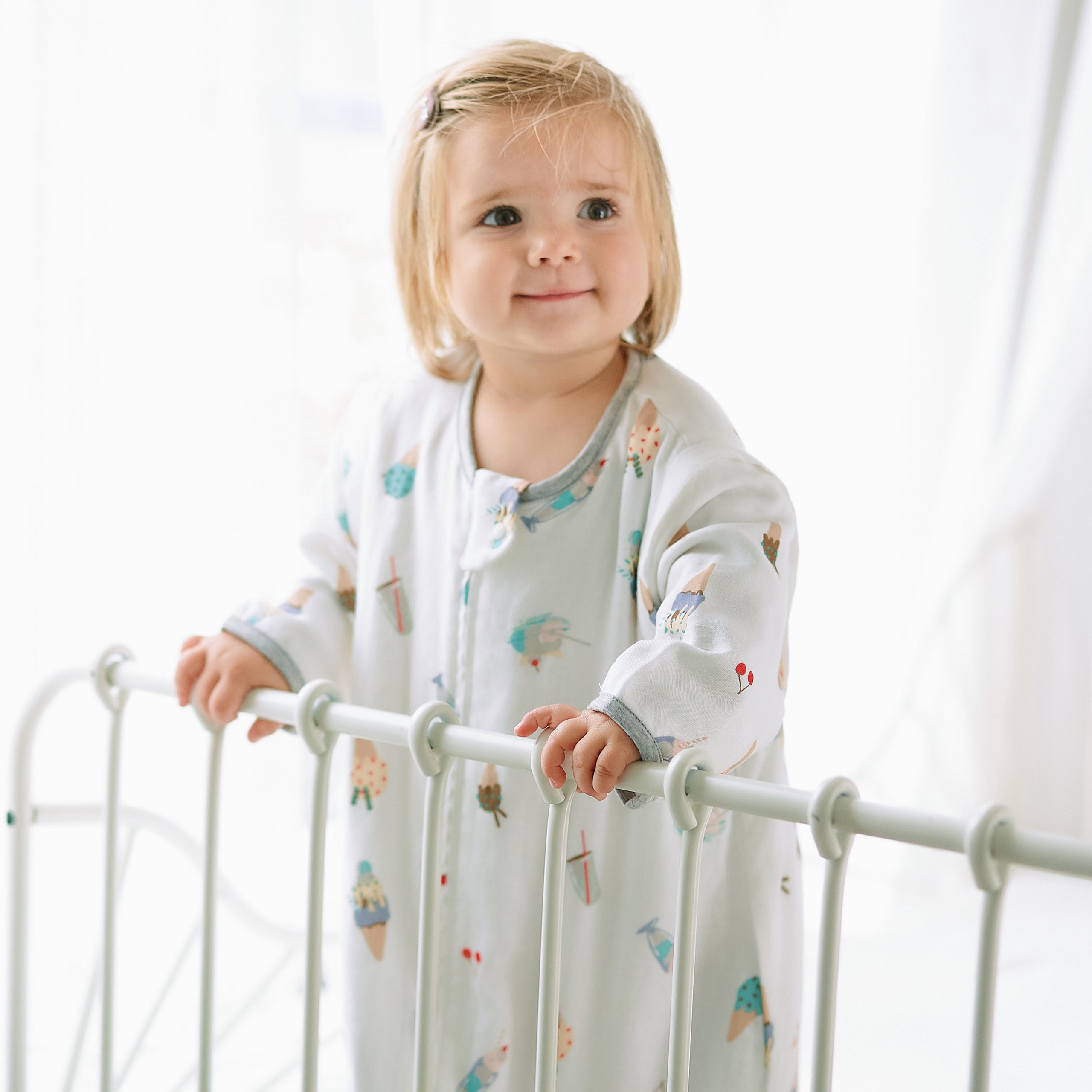 Bamboo Muslin Removable 3/4 Sleeve Sleep Bag 0.6 TOG