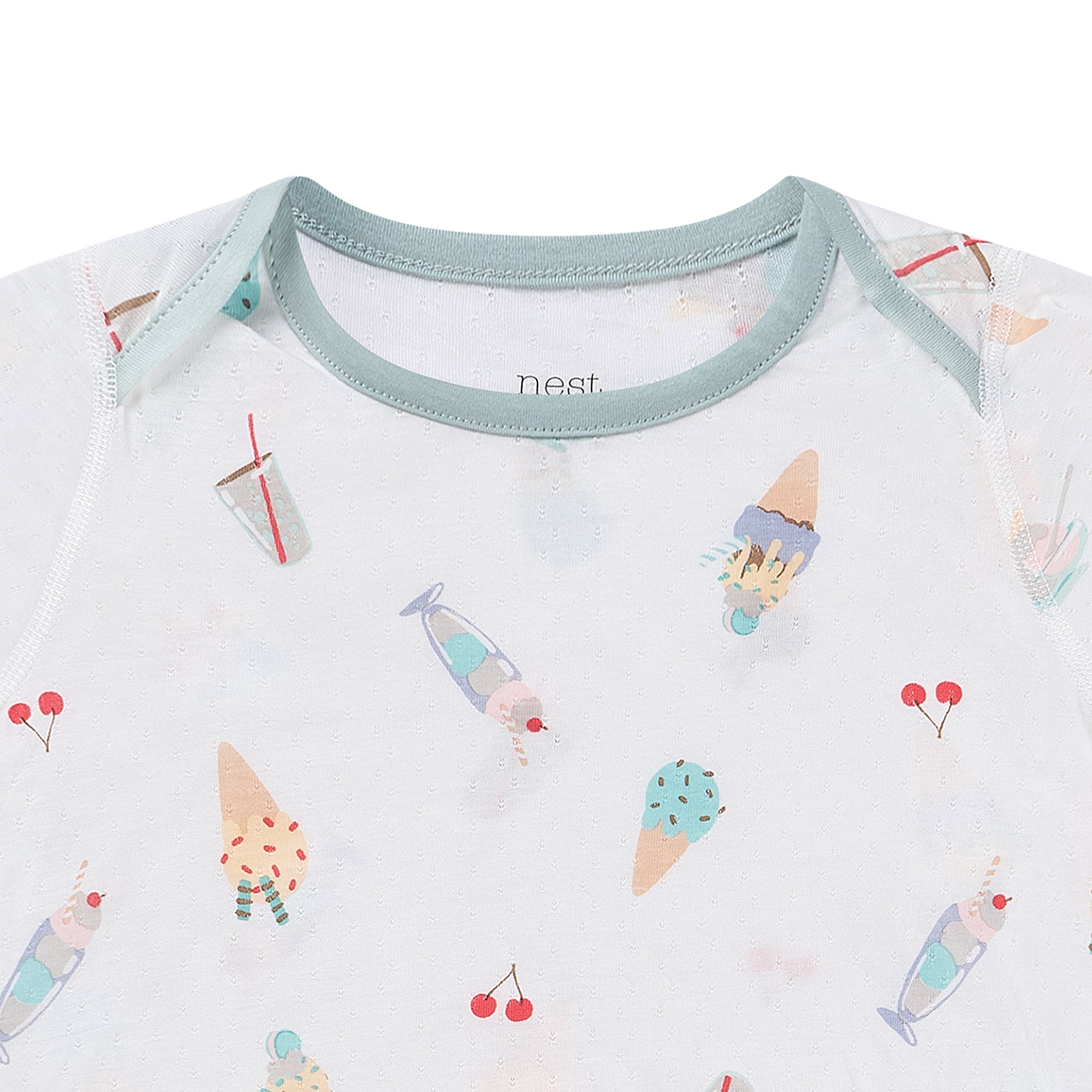 Jacquard Short Sleeve Onesie