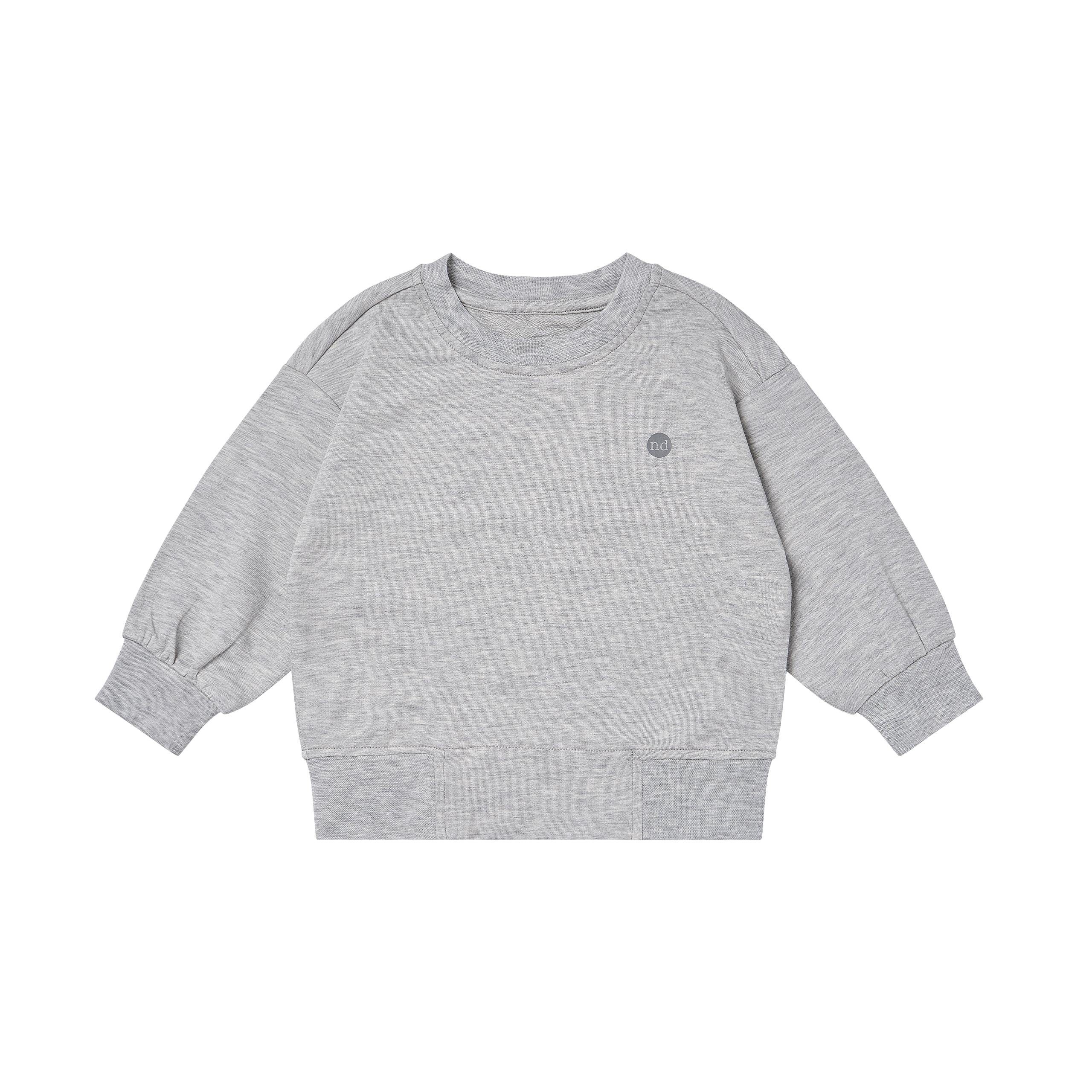 Bamboo Cotton French Terry Kids' Long Sleeve Shirt