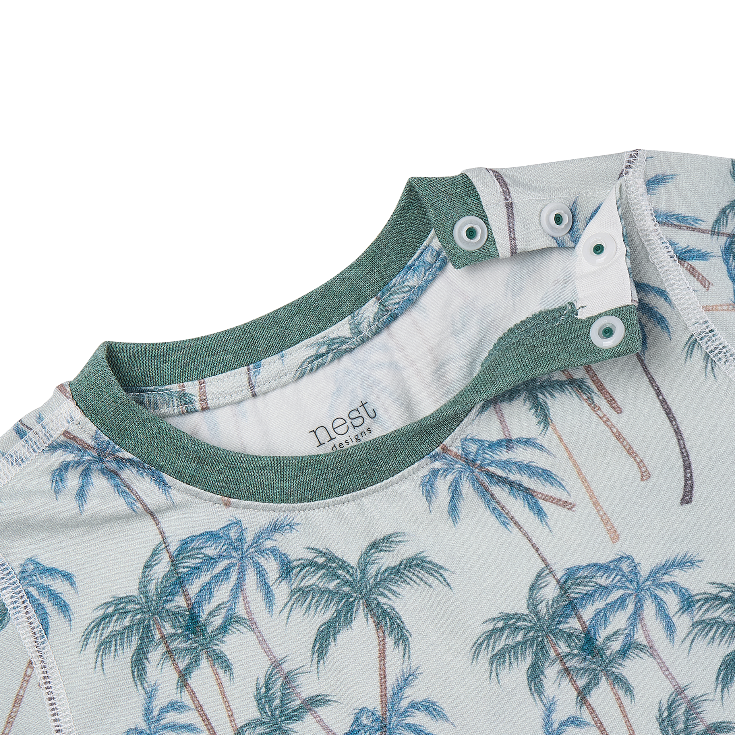 Avocado Bamboo Stretch Jersey Short Sleeve Pajamas Set