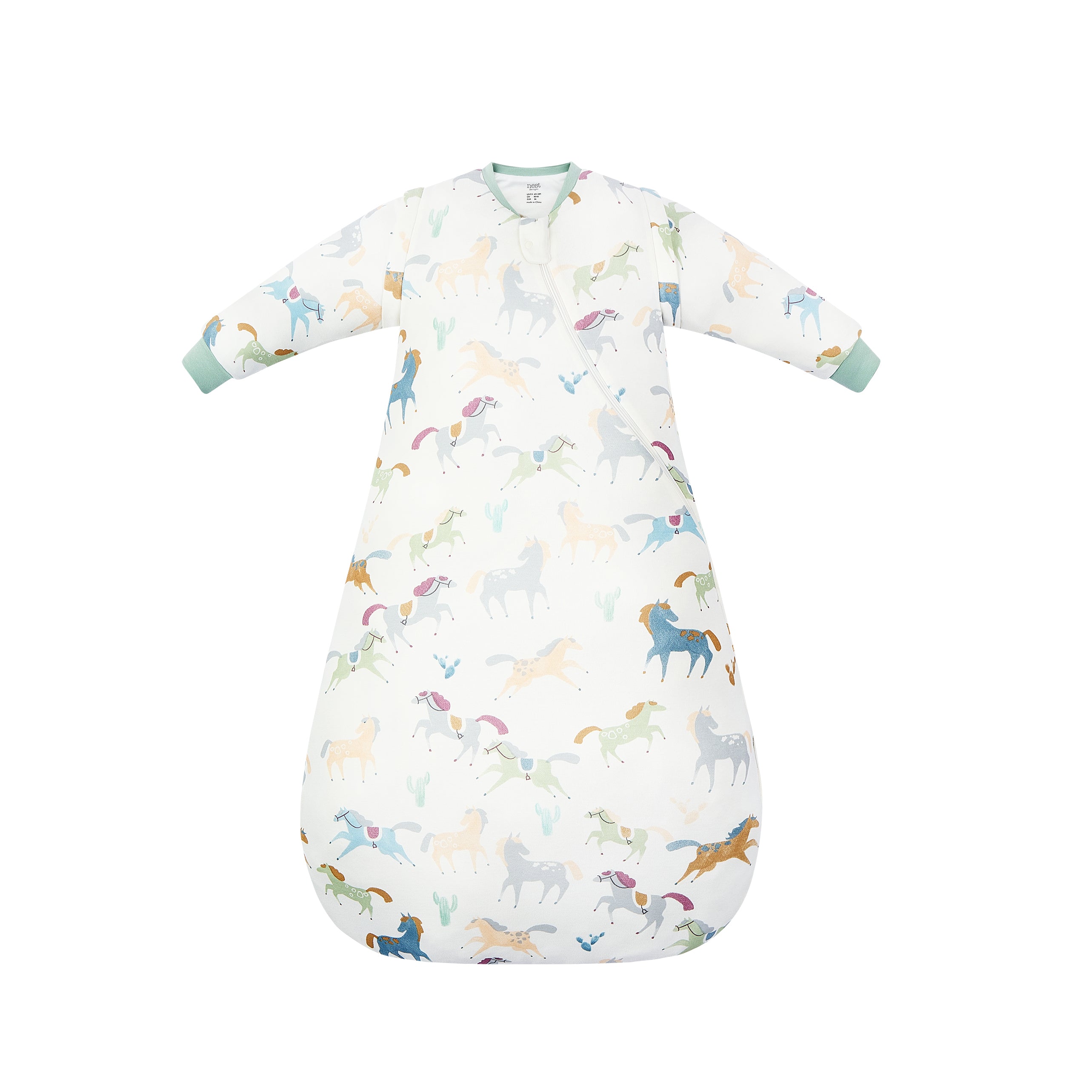 Organic Cotton Removable Sleeve Sleep Bag 1.0 TOG