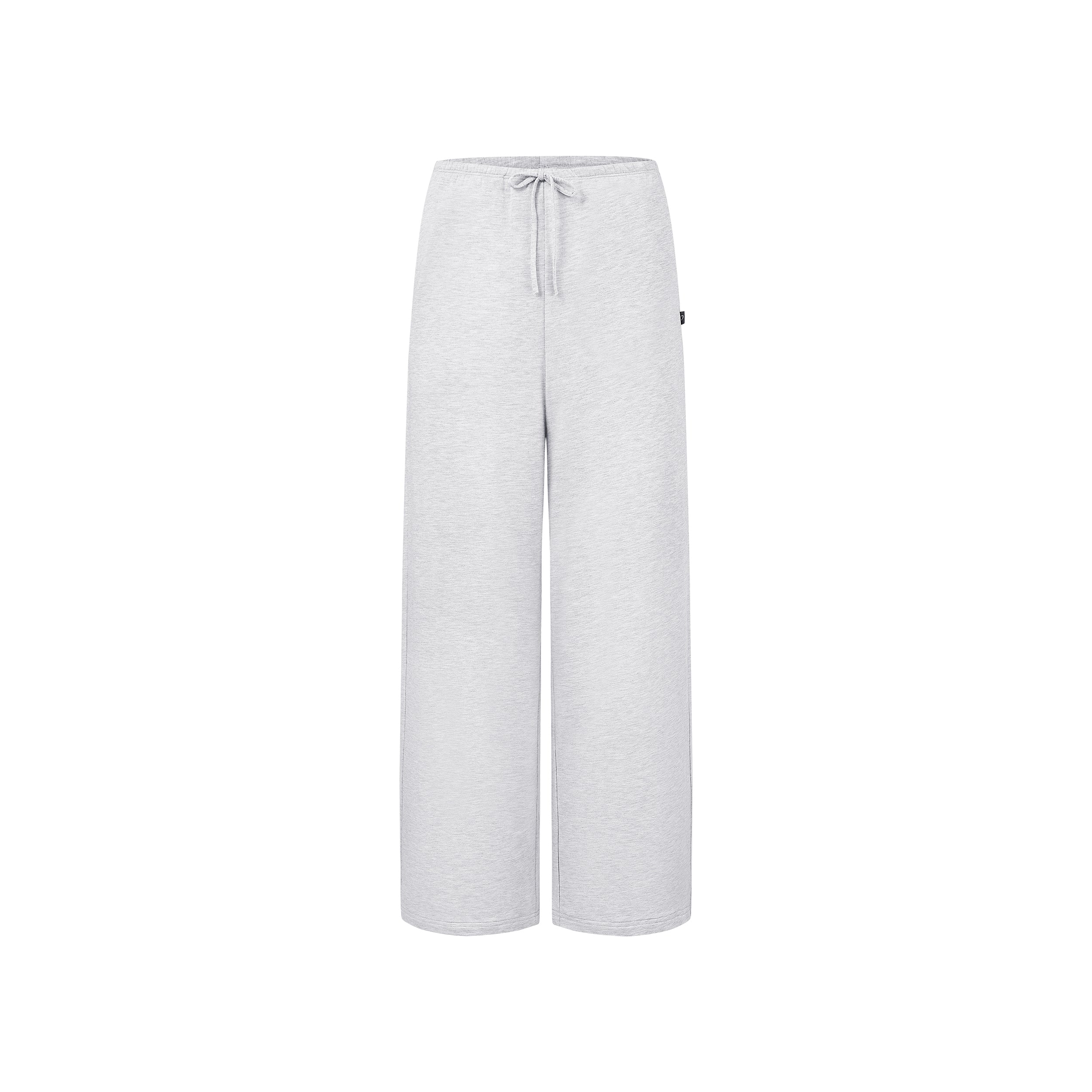 Bamboo Cotton French Terry Maternity Wide Leg Pants