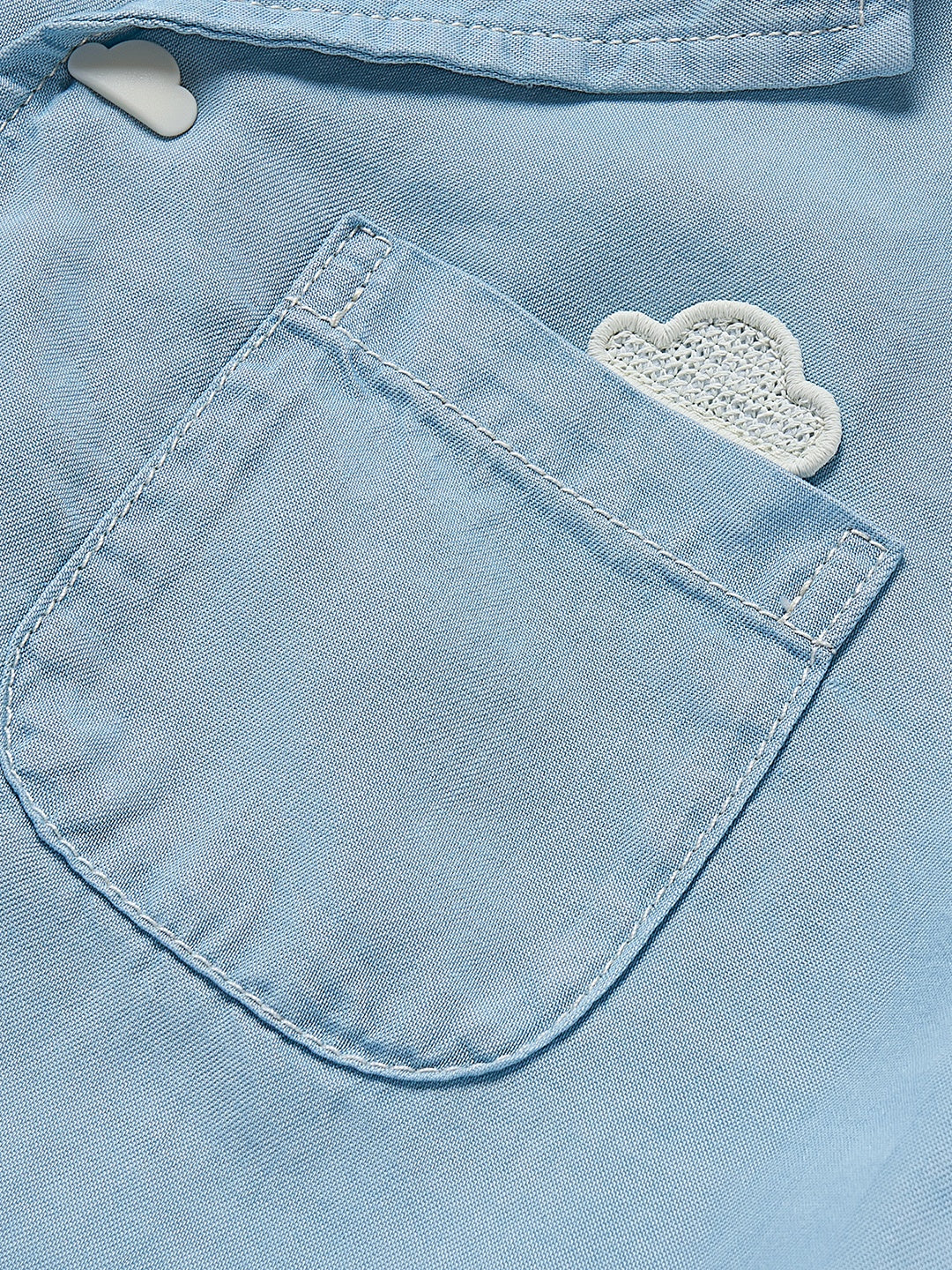 Denim Short Sleeve Shirt