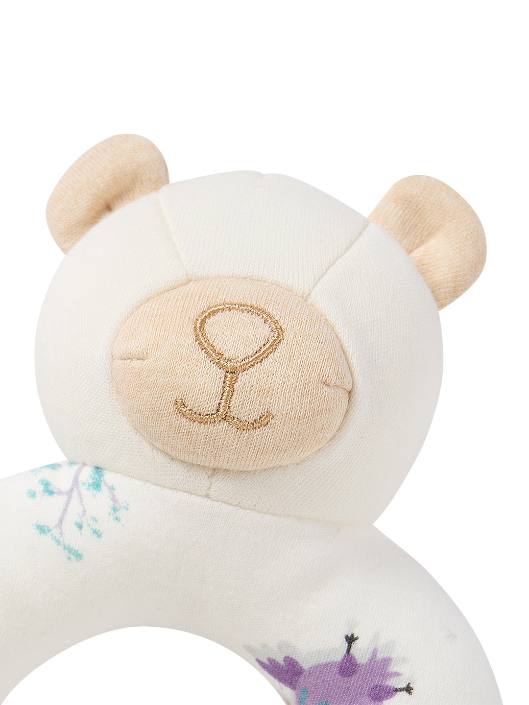 Organic Cotton Plush Ring Rattle