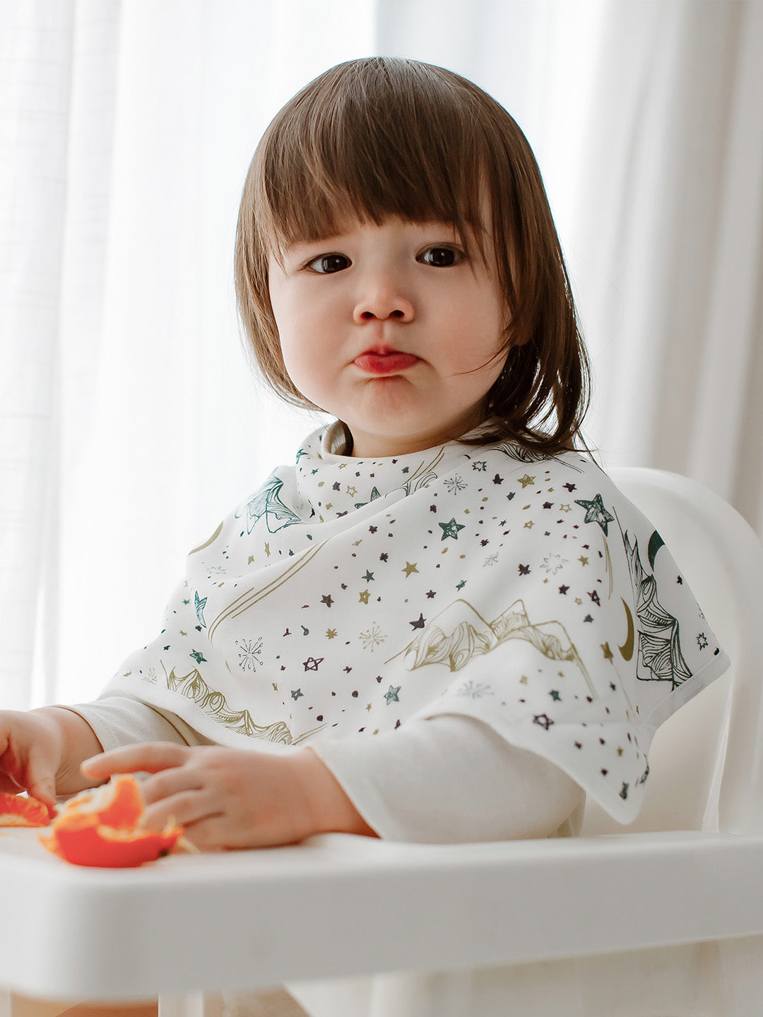 Bamboo Muslin+Terry Burp 'n Bib(2-Pack)