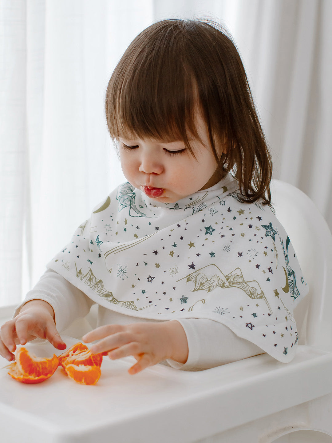 Bamboo Muslin+Terry Burp 'n Bib(2-Pack)