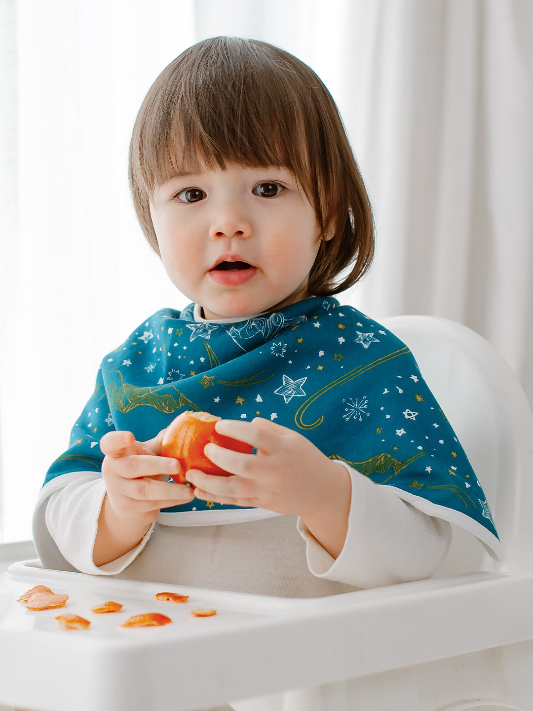 Bamboo Muslin+Terry Burp 'n Bib(2-Pack)