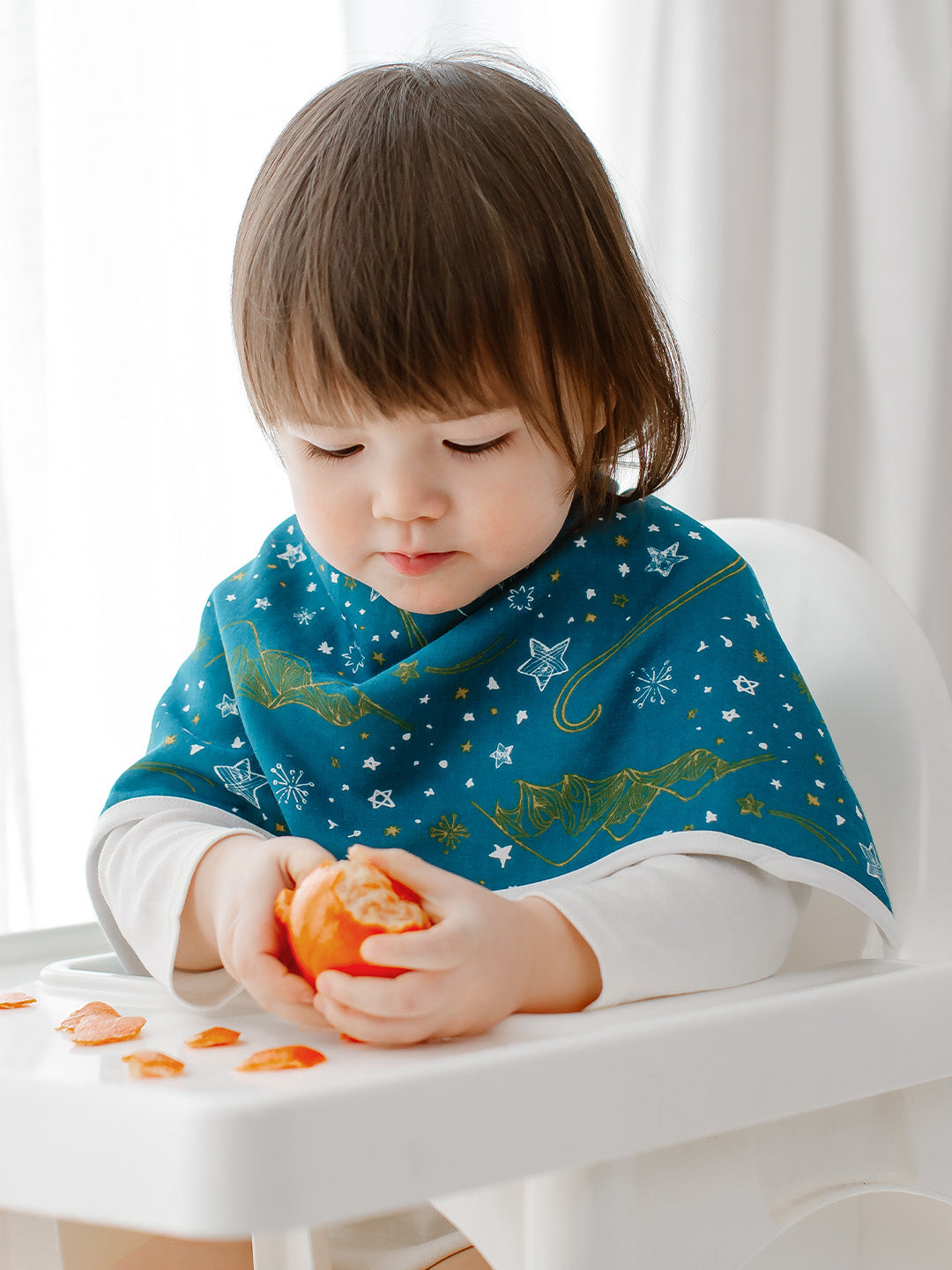 Bamboo Muslin+Terry Burp 'n Bib(2-Pack)