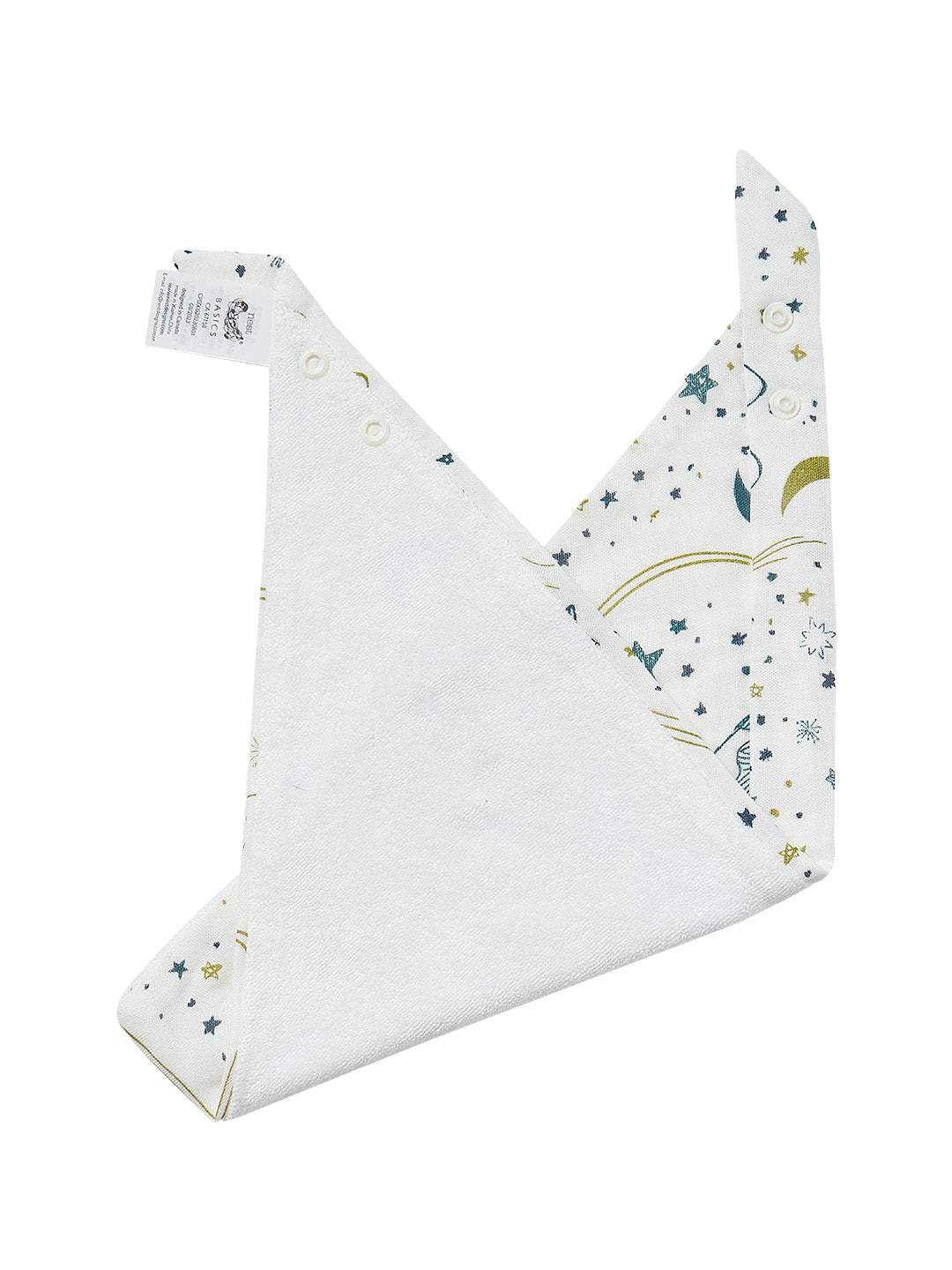 Bamboo Muslin+Terry Bibs Bandanas(2-Pack)