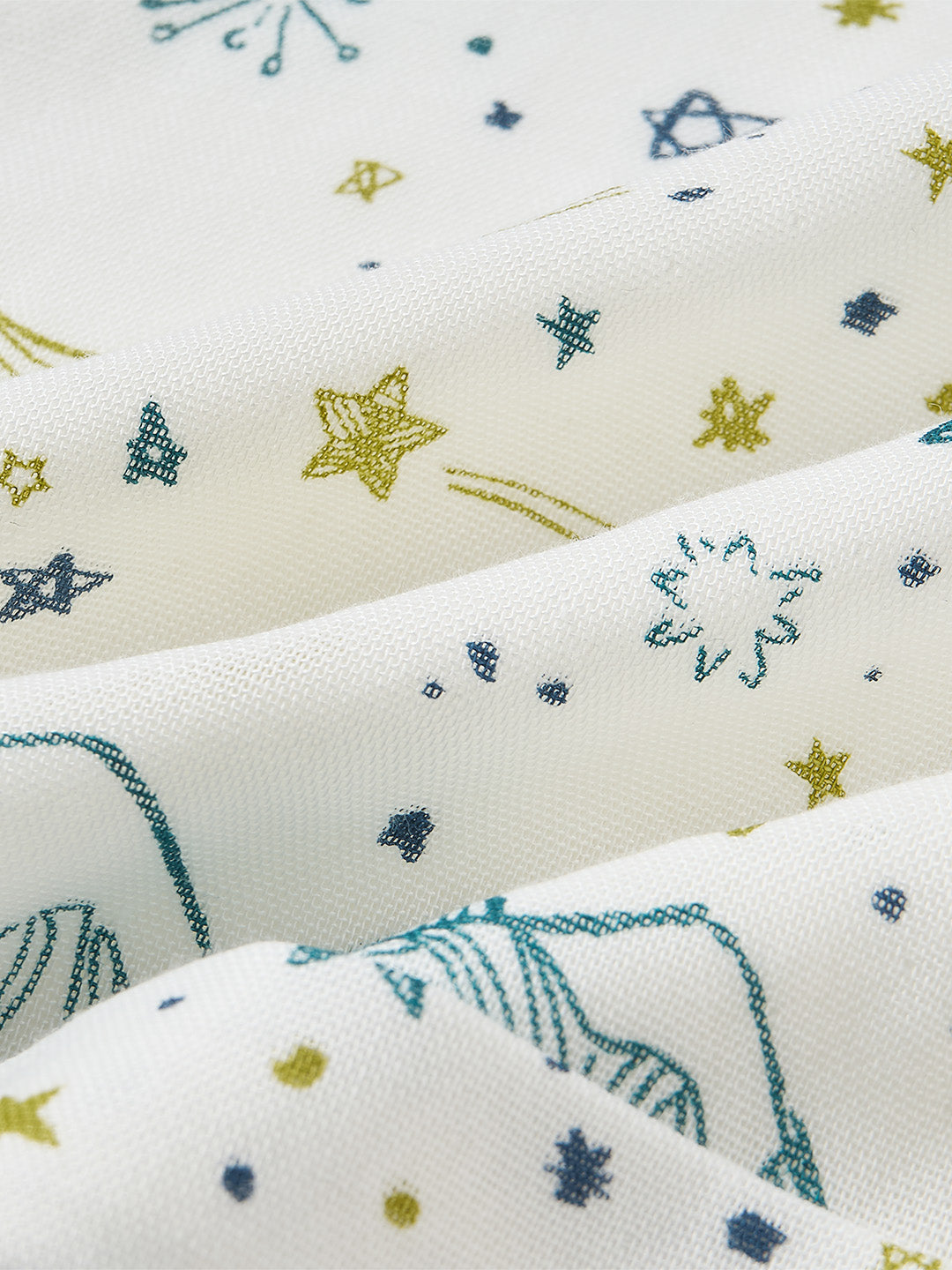 Bamboo Muslin+Terry Bibs Bandanas(2-Pack)