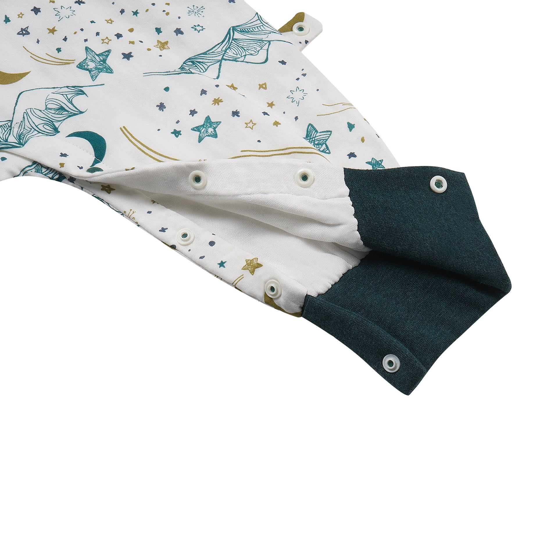 Bamboo Cotton Muslin Long Sleeve Footed Sleep Bag 0.6 TOG