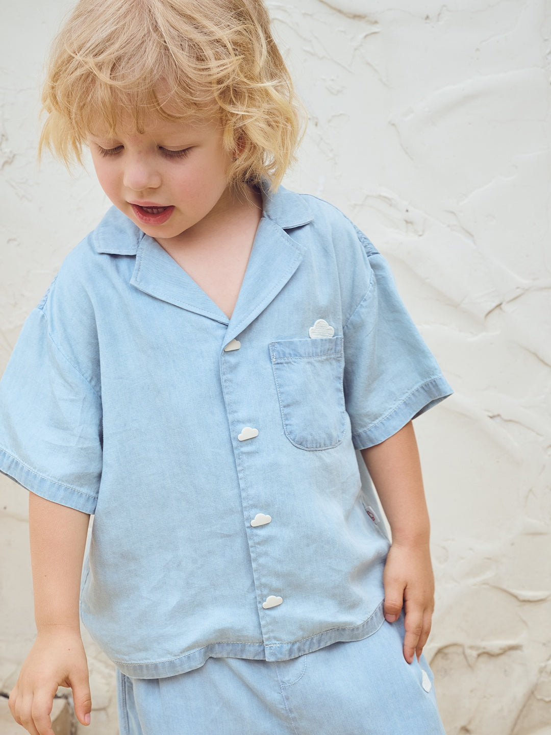 Denim Short Sleeve Shirt