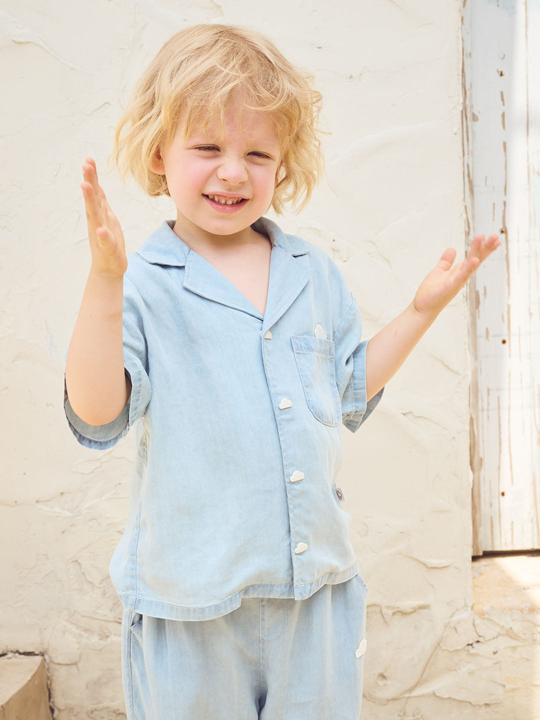 Denim Short Sleeve Shirt