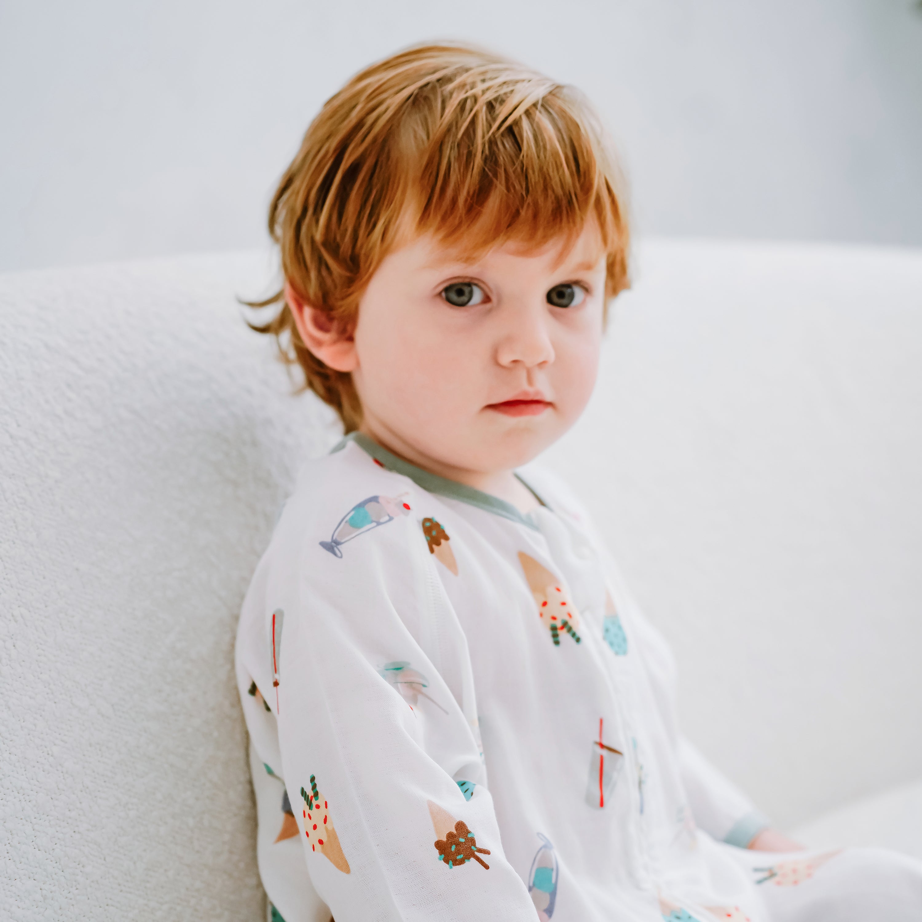 Avocado Bamboo Stretch Jersey 3/4 Sleeve Sleep Bag 0.25 Tog