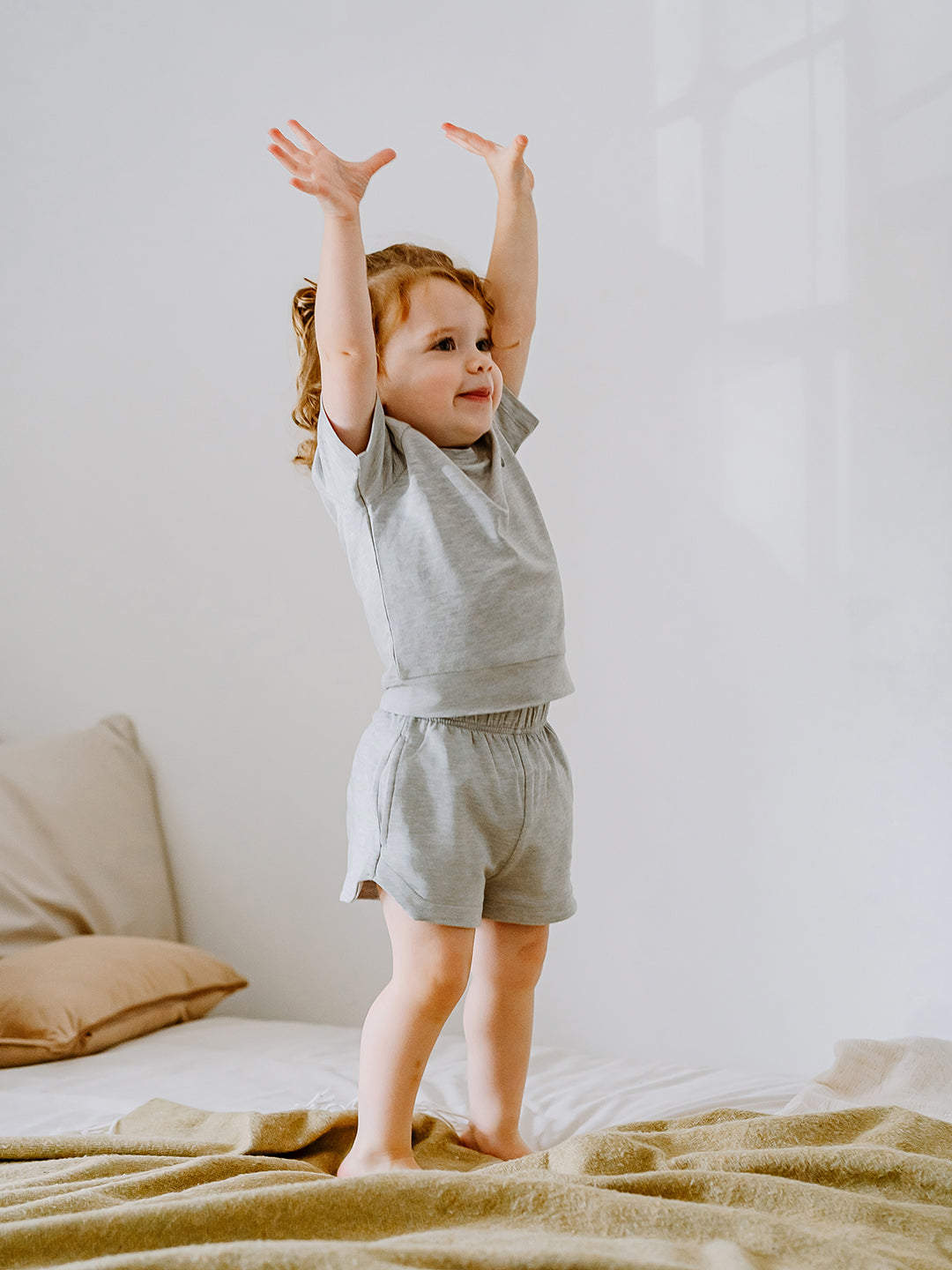 Bamboo Cotton French Terry Shorts
