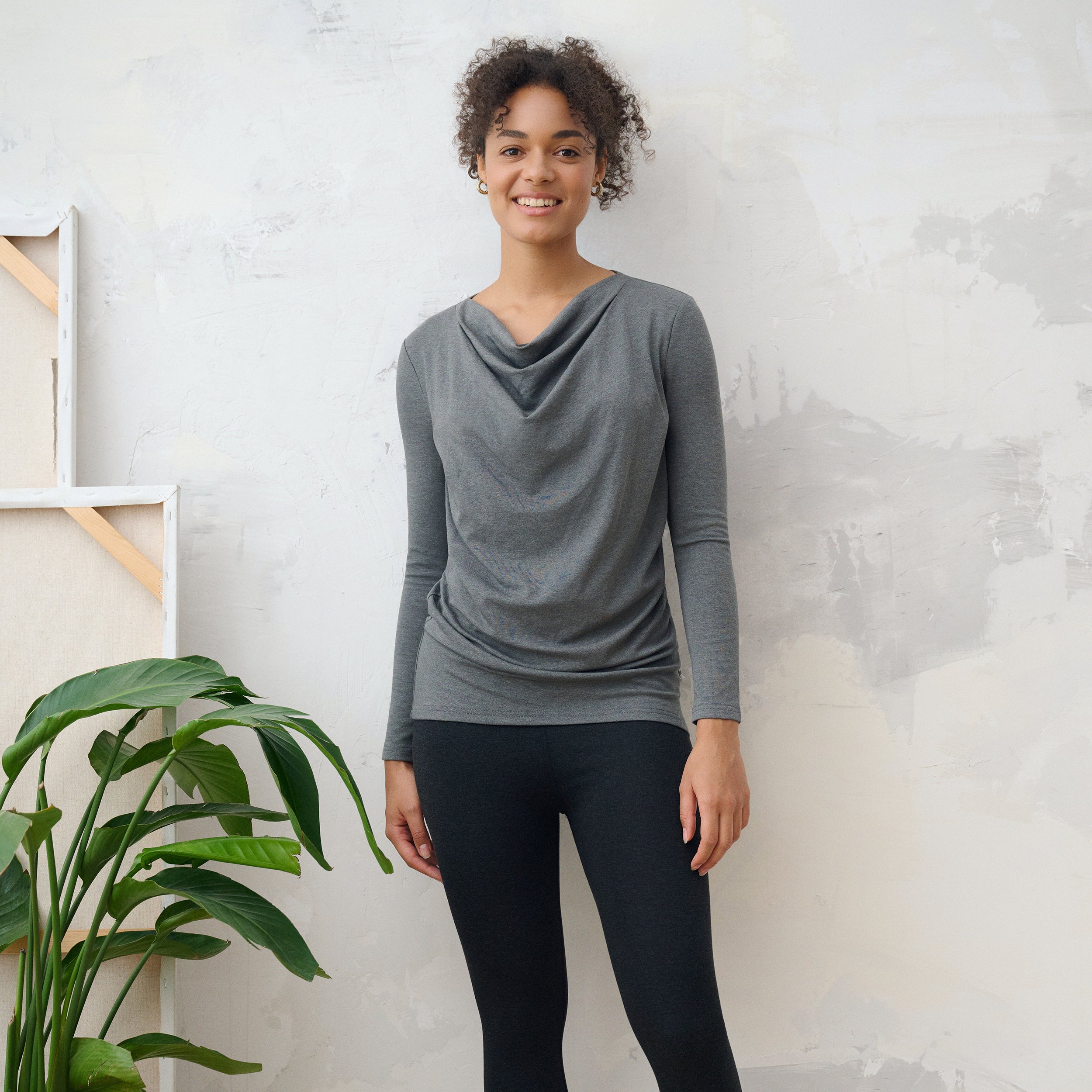 Stretch Bamboo Interlock Maternity Legging