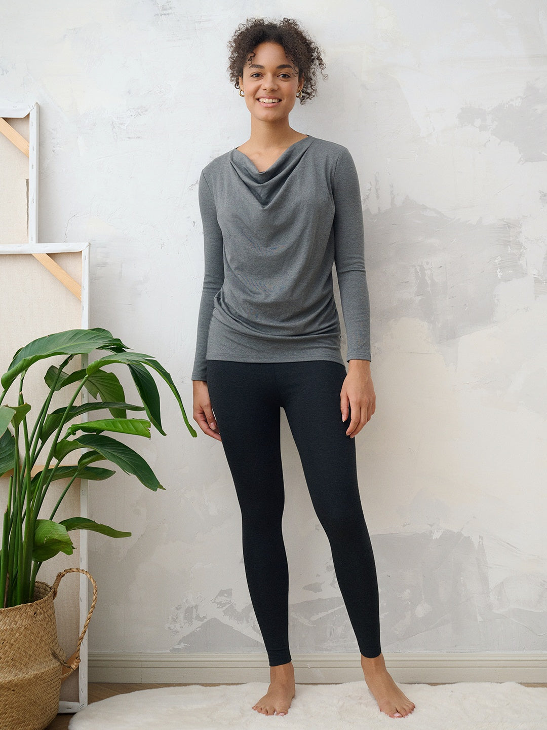 Bamboo Stretch Interlock Women's Maternity Legging
