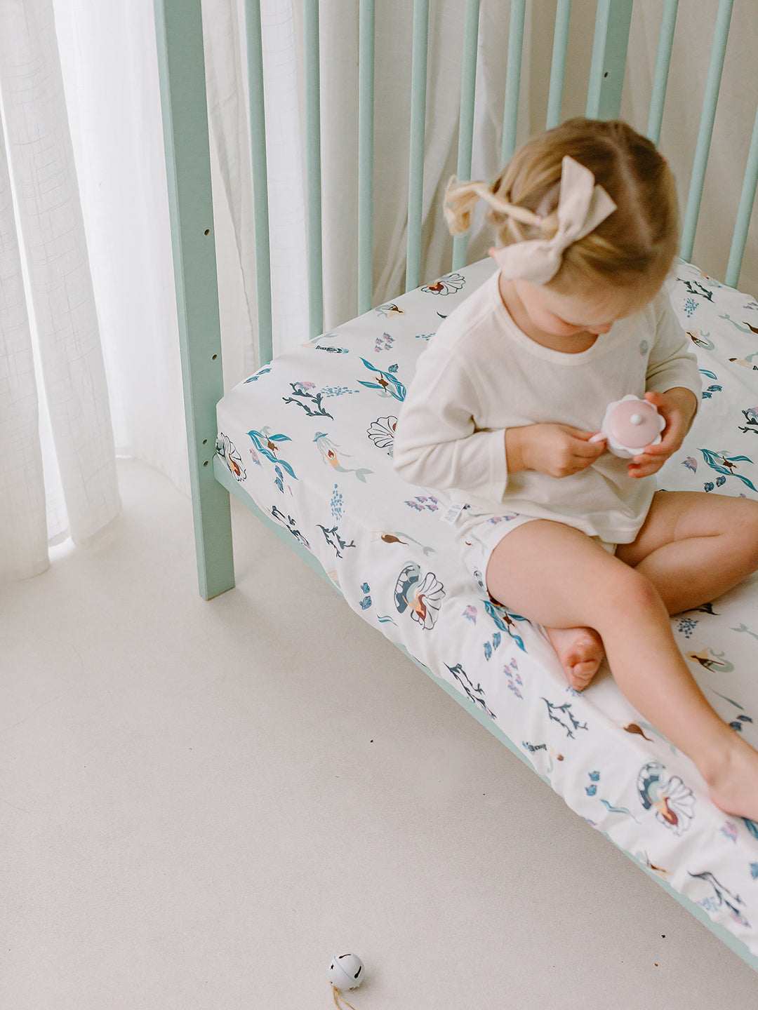 Bamboo Muslin Crib Sheet