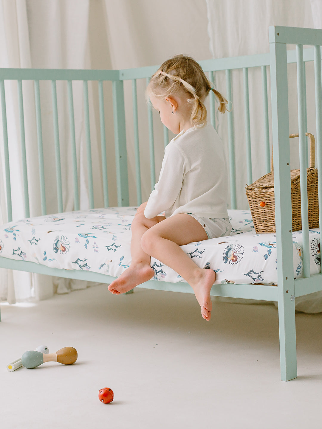 Bamboo Muslin Crib Sheet