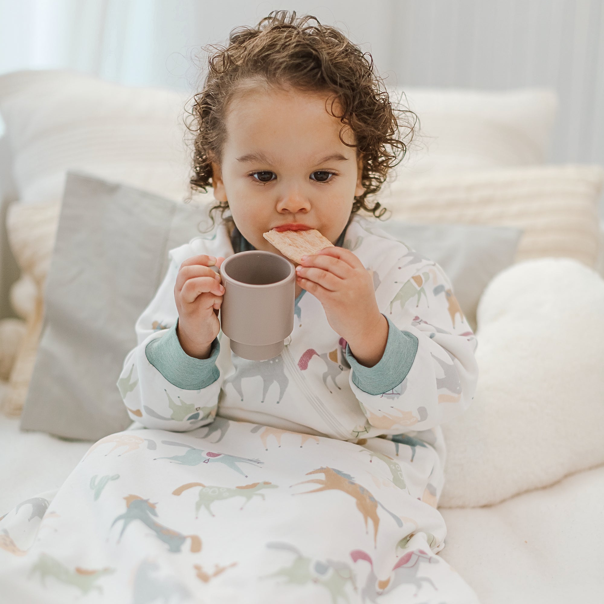 Organic Cotton Removable Sleeve Sleep Bag 1.0 TOG