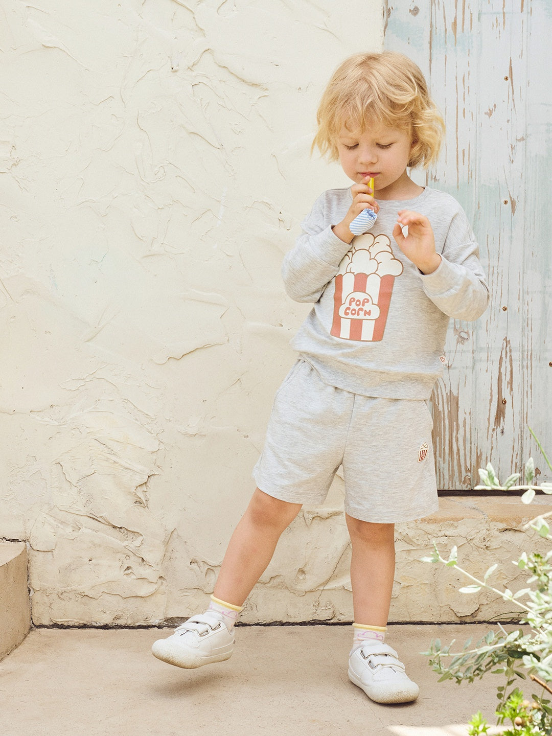 Bamboo Cotton French Terry Velcro Sweatshirt