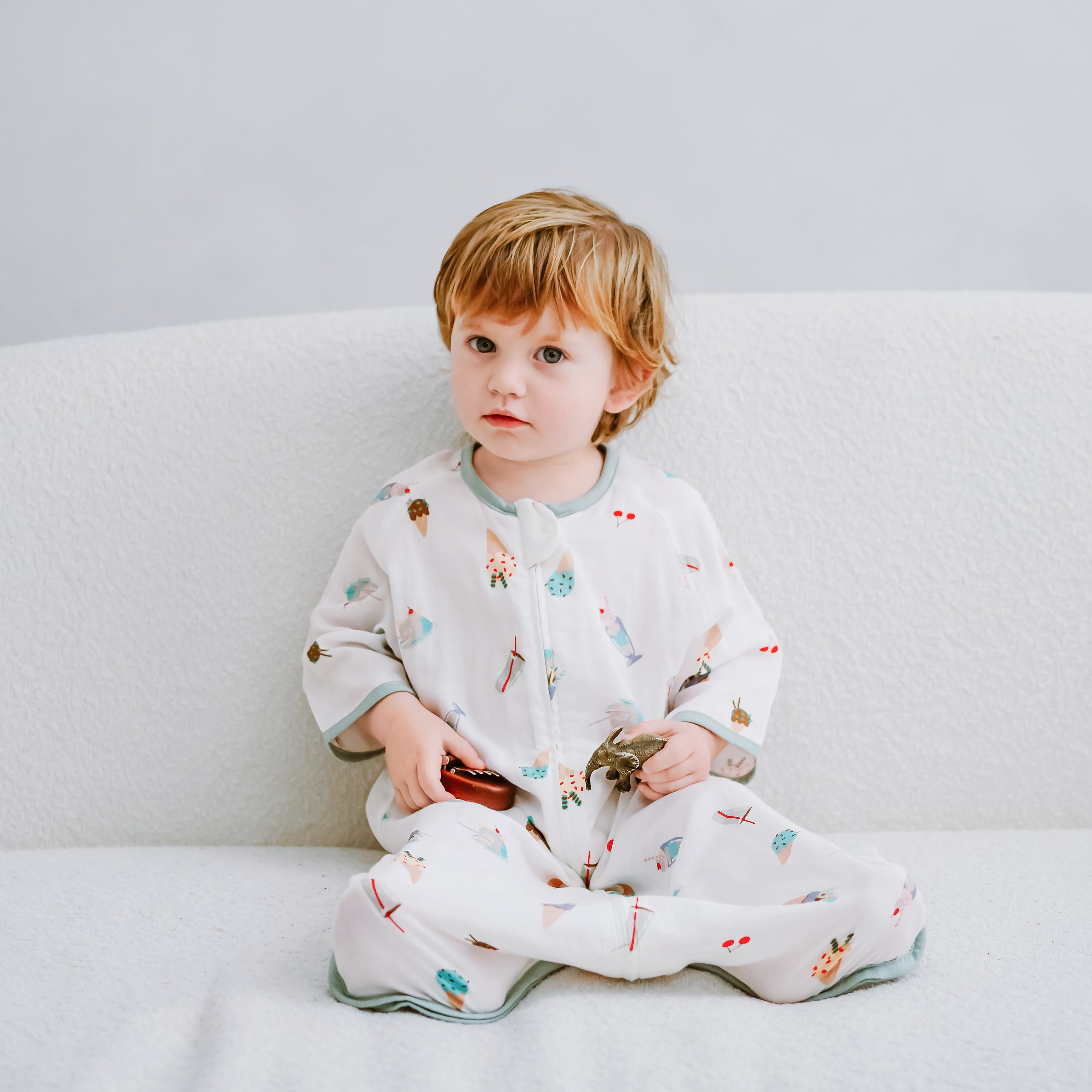 Avocado Bamboo Stretch Jersey 3/4 Sleeve Sleep Bag 0.25 Tog