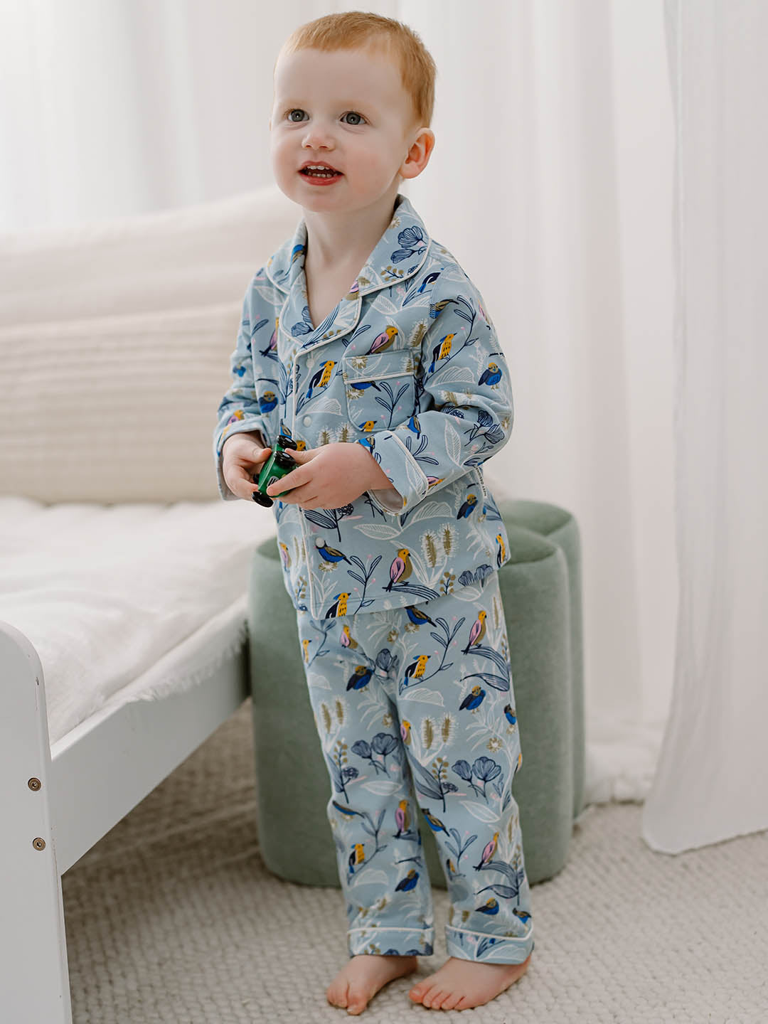 Organic Cotton Long Sleeve Button-Up Play Set