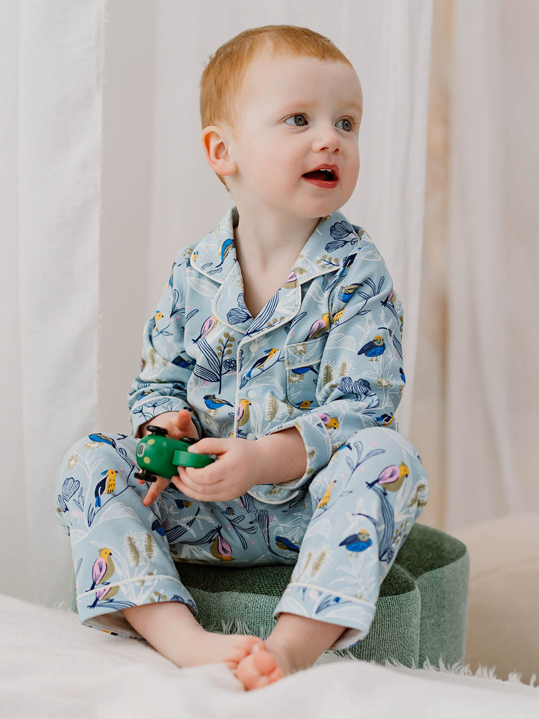 Organic Cotton Long Sleeve Button-Up Play Set