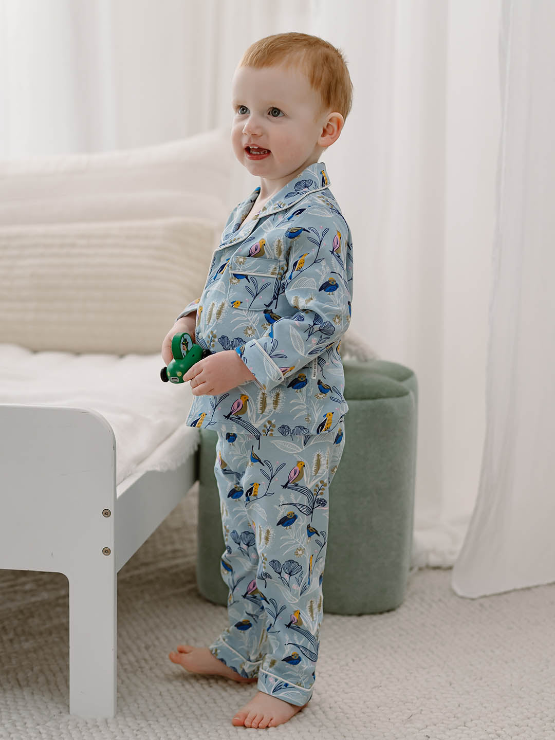 Organic Cotton Long Sleeve Button-Up Play Set