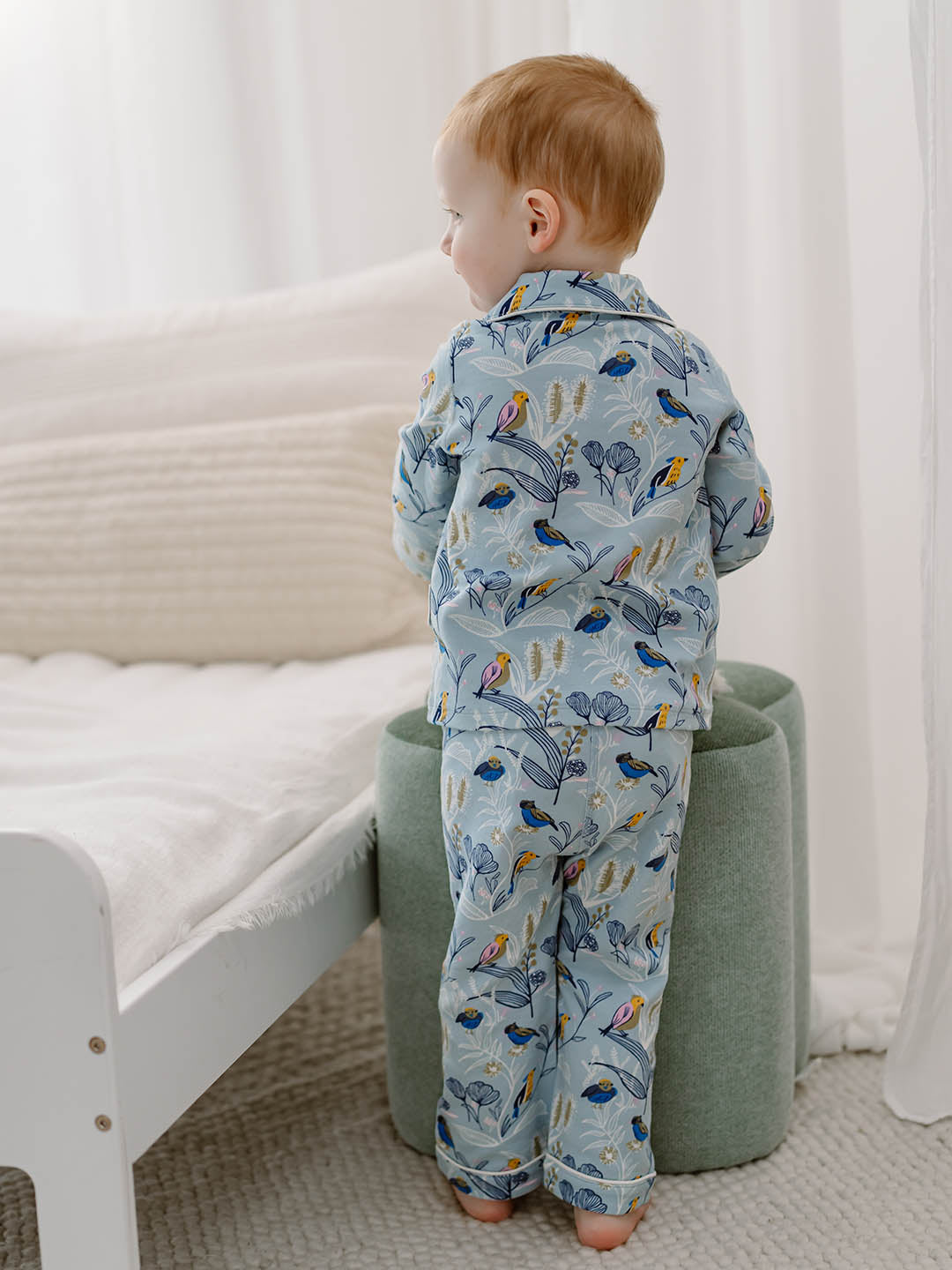 Organic Cotton Long Sleeve Button-Up Play Set
