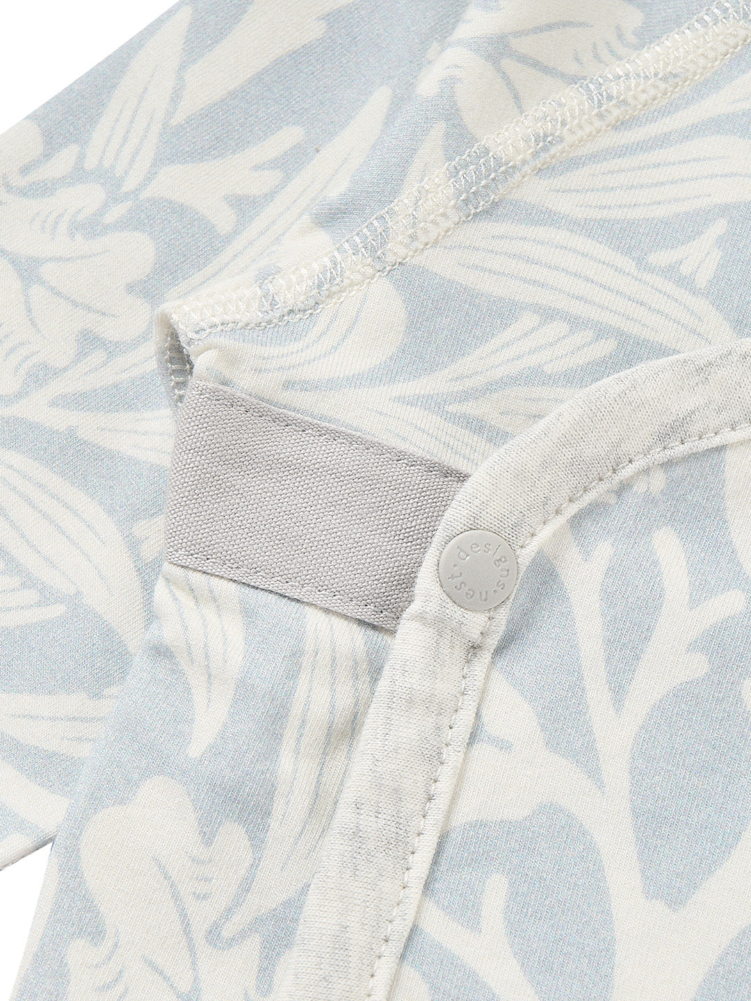 Bamboo Cotton Jersey Long Sleeve Kimono Shirt