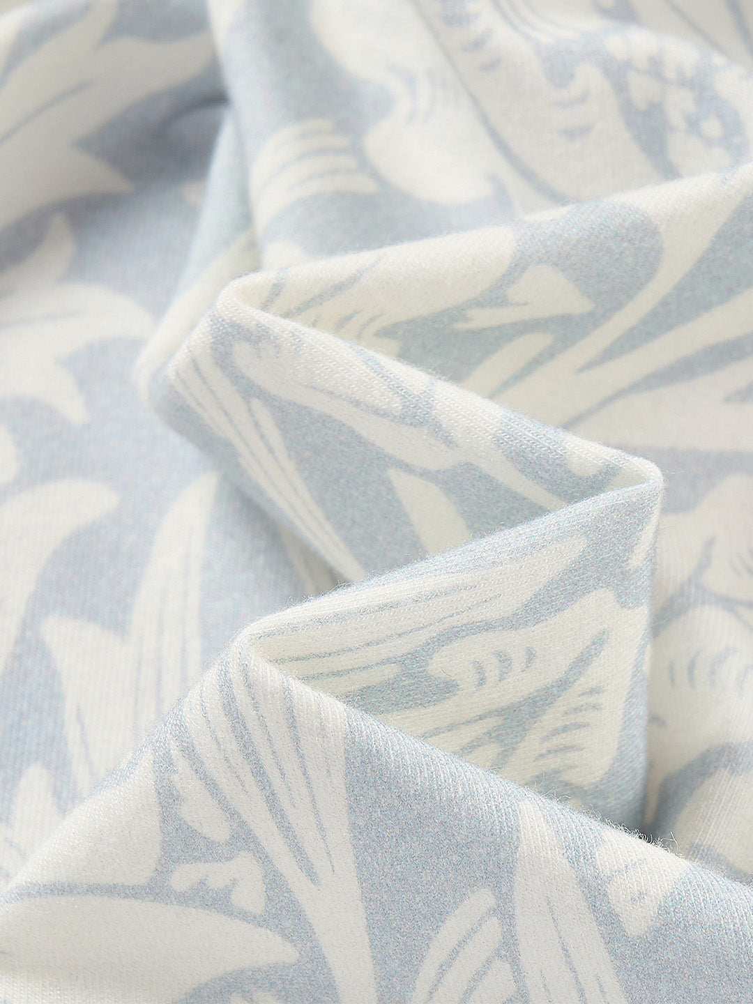 Bamboo Cotton Jersey Long Sleeve Kimono Shirt