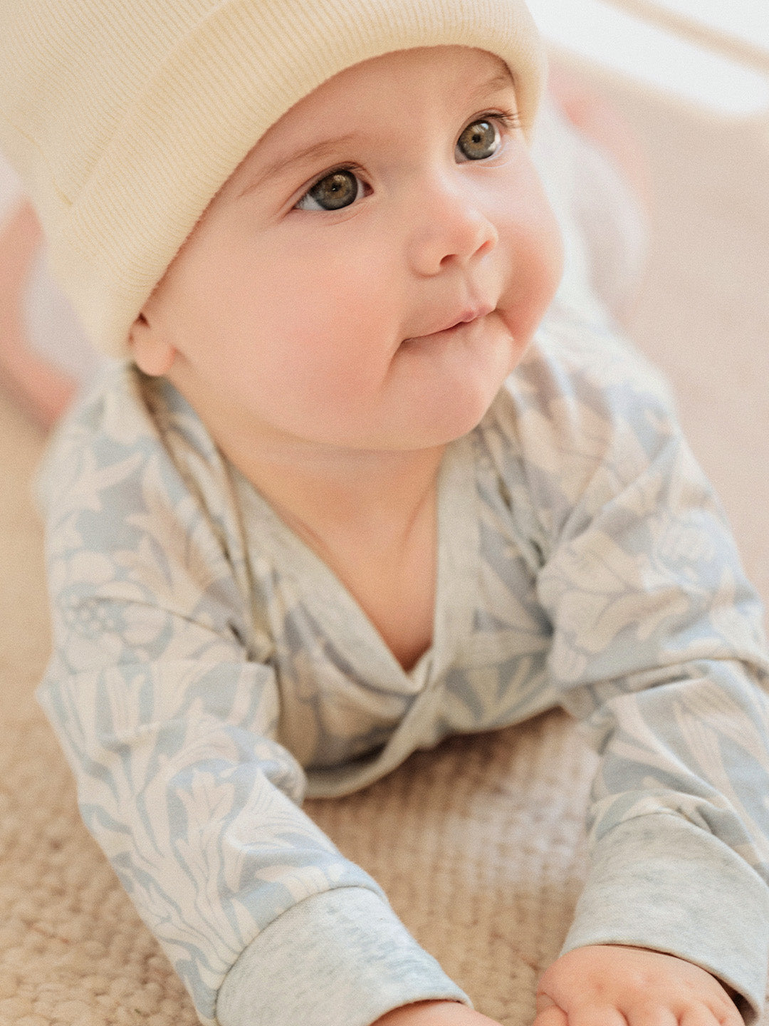 Bamboo Cotton Jersey Long Sleeve Kimono Shirt