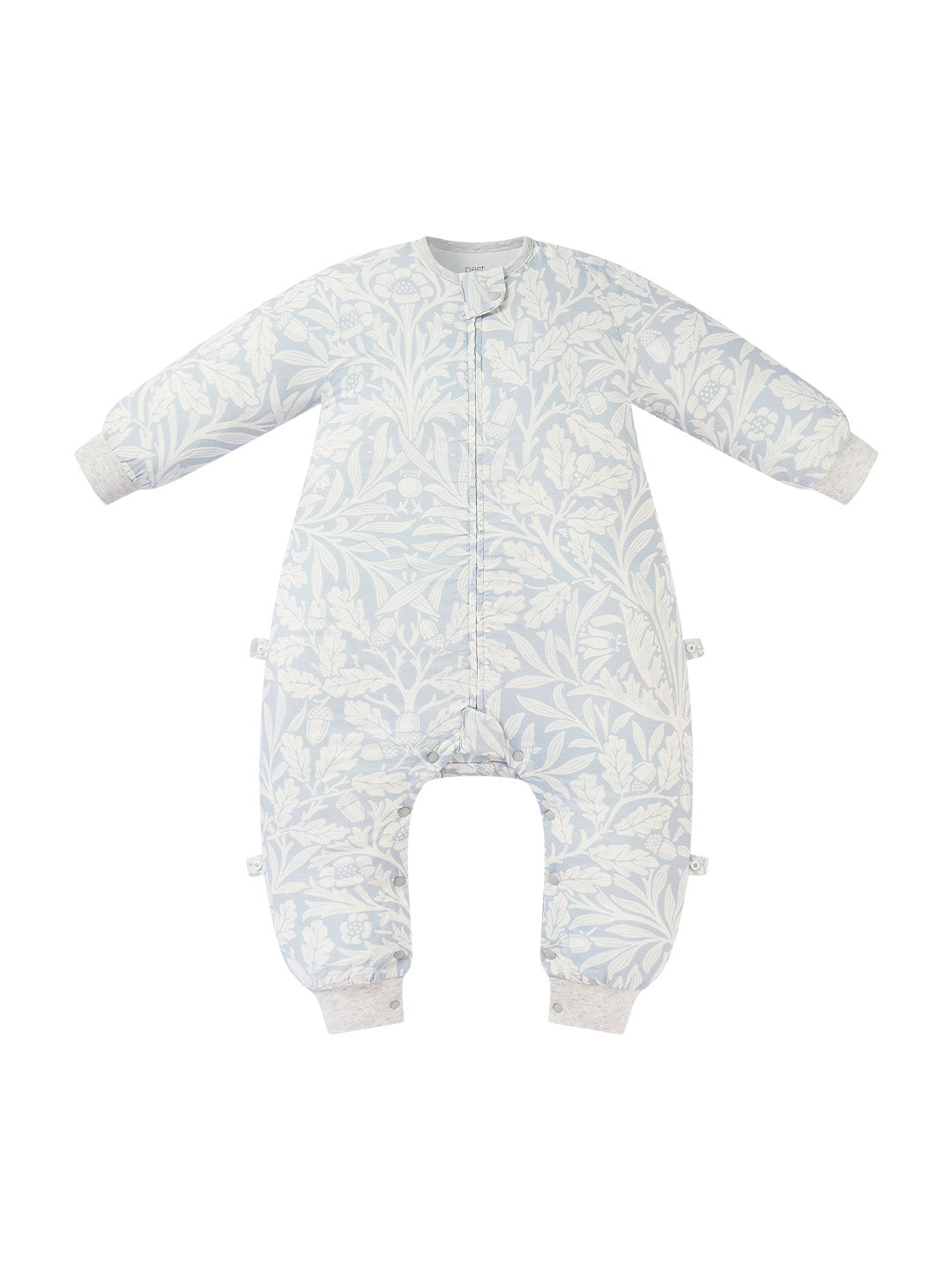 Bamboo Pima Cotton Muslin Long Sleeve Footed Sleep Bag 0.6 TOG