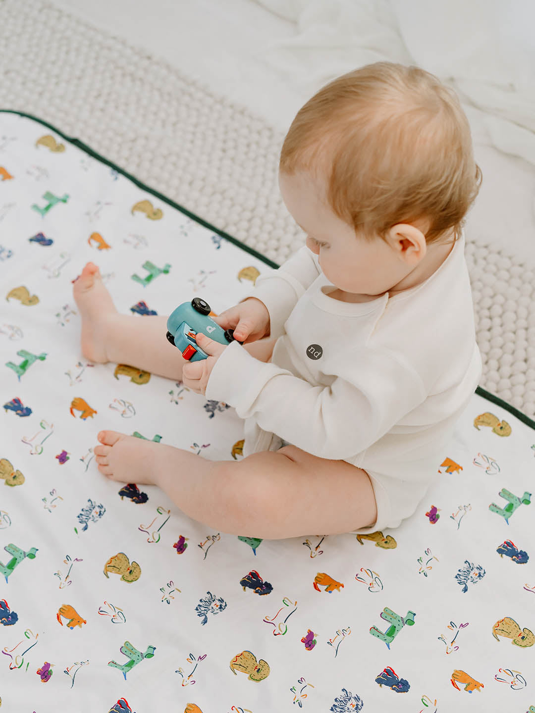 Combed Cotton Jersey Waterproof Baby Change Pad