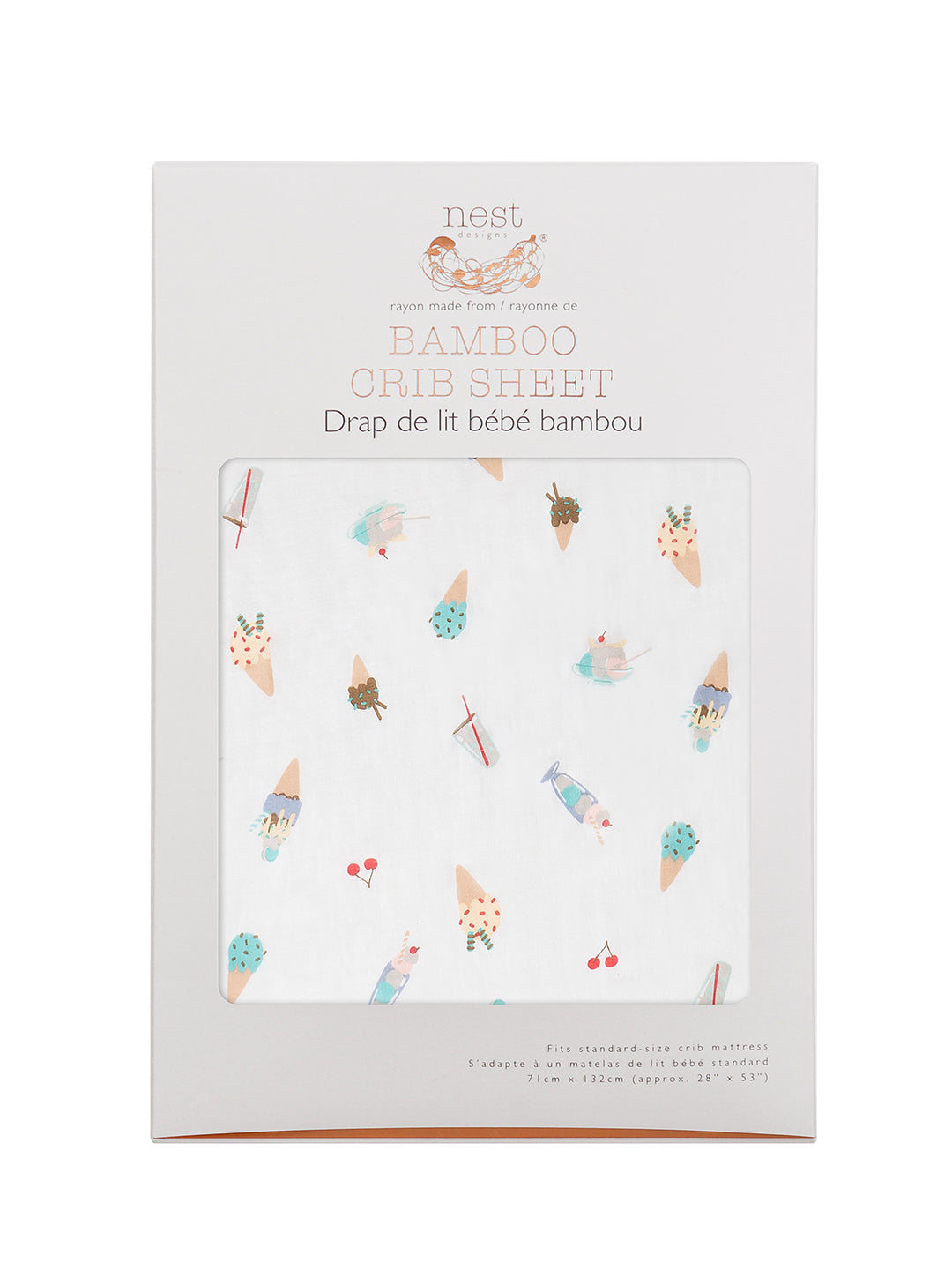 Waterproof Cotton Jersey Crib Sheet