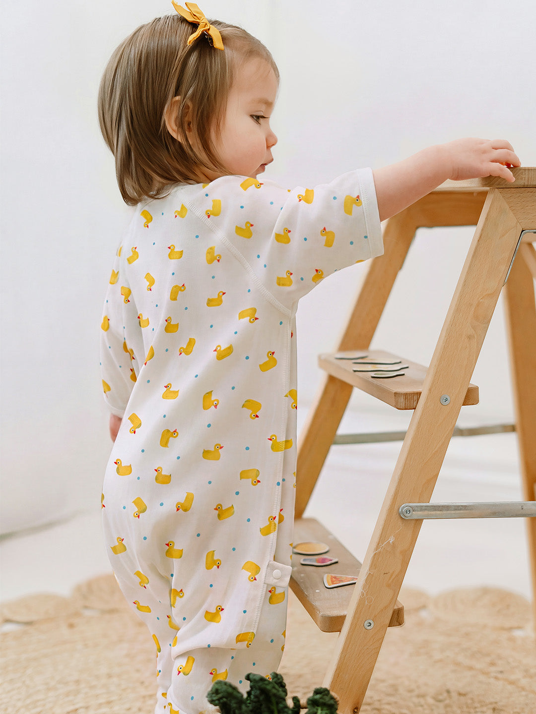 Bamboo Pima  Cotton Muslin Half Sleeve Footed Sleep Bag 0.25TOG