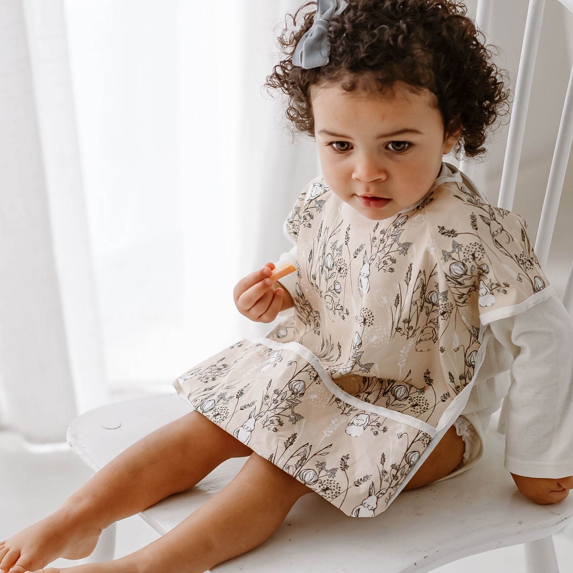 Bamboo Muslin Short Sleeve Bib Cover